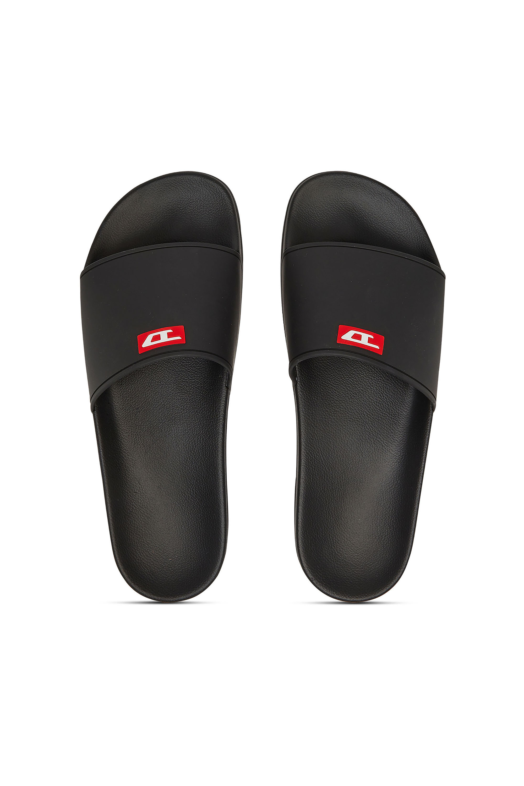 SA-SWIM, Black Diesel - SA-SWIM, Man's Sa-Swim-Rubber pool slides with D logo in Black - 4