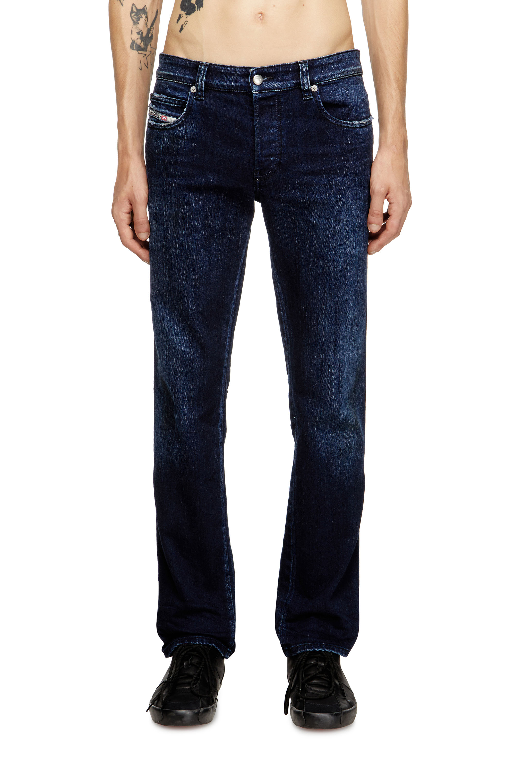 Slim Jeans 1993 D-Vyl 09M76, Dark Blue Diesel - Man's Slim Jeans 1993 D-Vyl 09M76, Dark Blue - 3