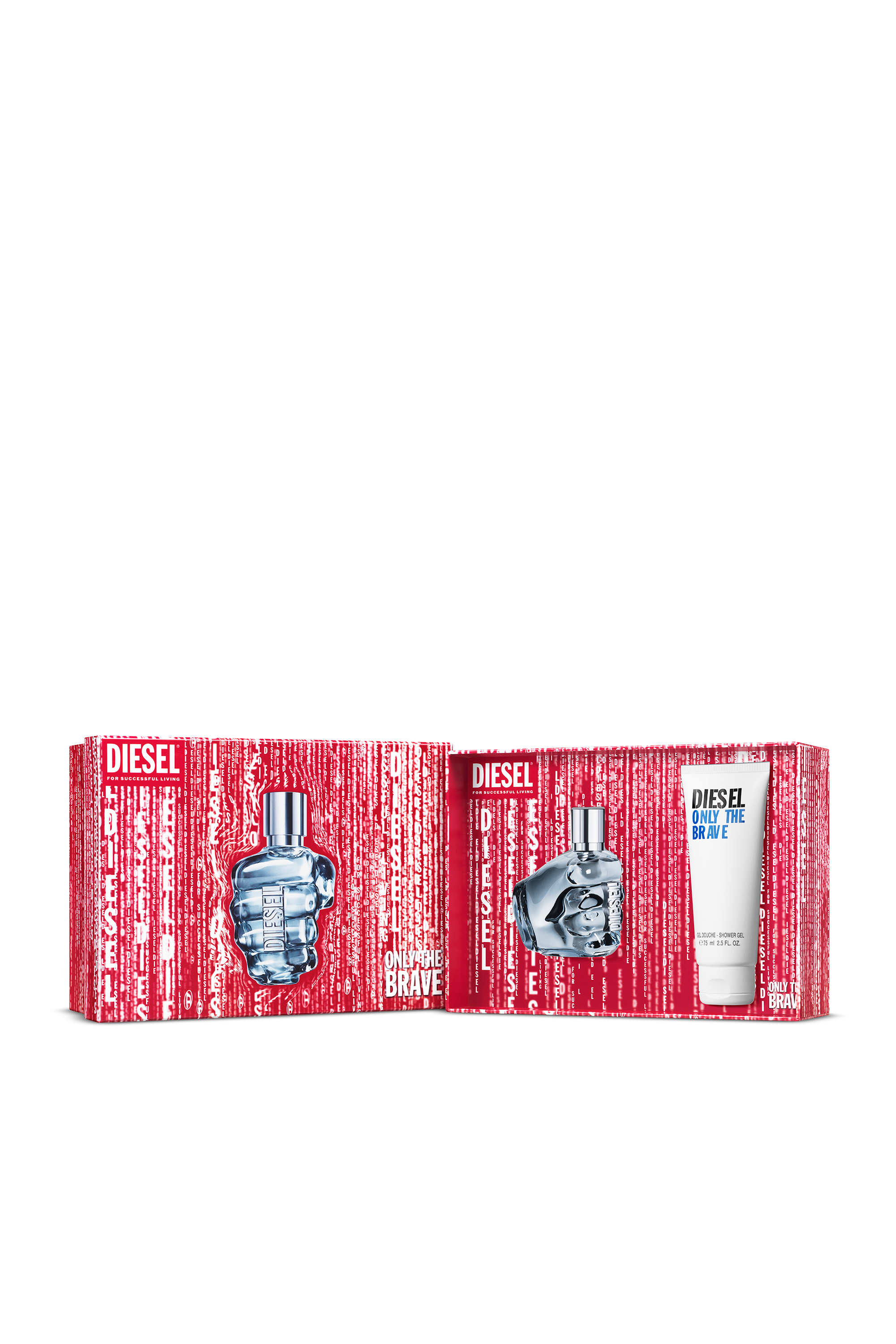 Diesel - DSL OTB EDT SETS V50+SG75 LG112400 FRAGRANCE, Man's Only The Brave Giftset, Eau De Toilette in Blue - 2