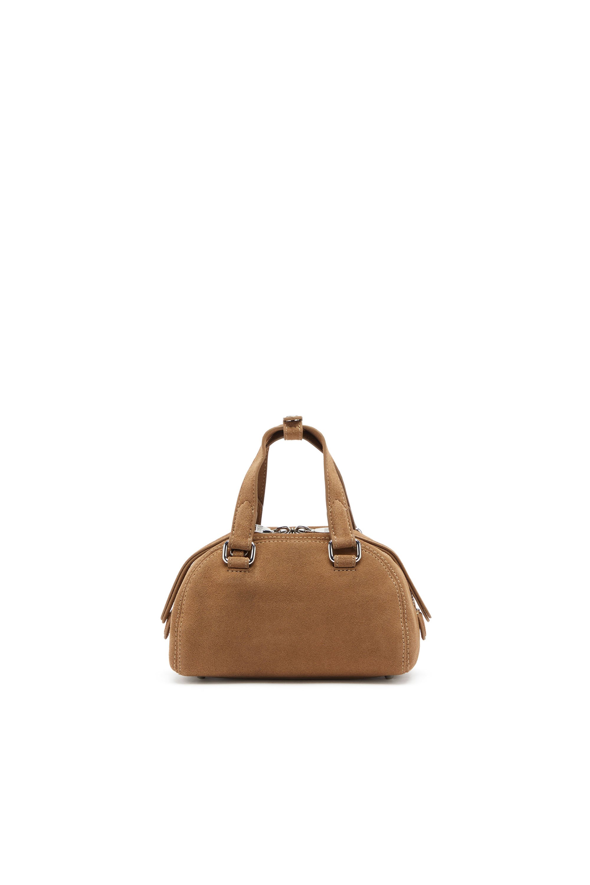 Diesel - 1DR DOME CROSSBODY, Unisex's 1DR Dome-Suede mini bowling bag with Oval D logo in null - 4