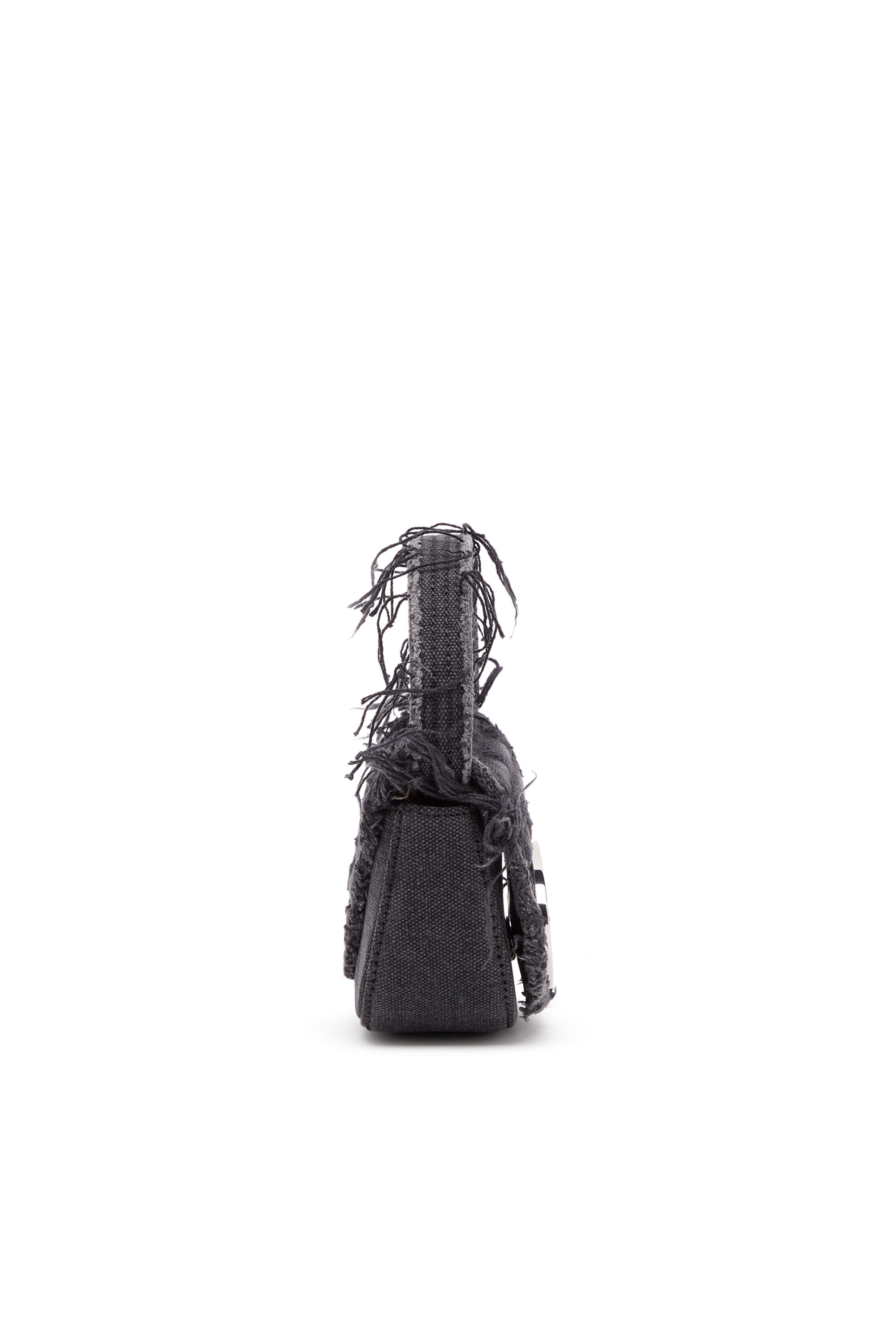 Diesel - 1DR XS, Woman's 1DR XS-Iconic mini bag in canvas and leather in Black - 4