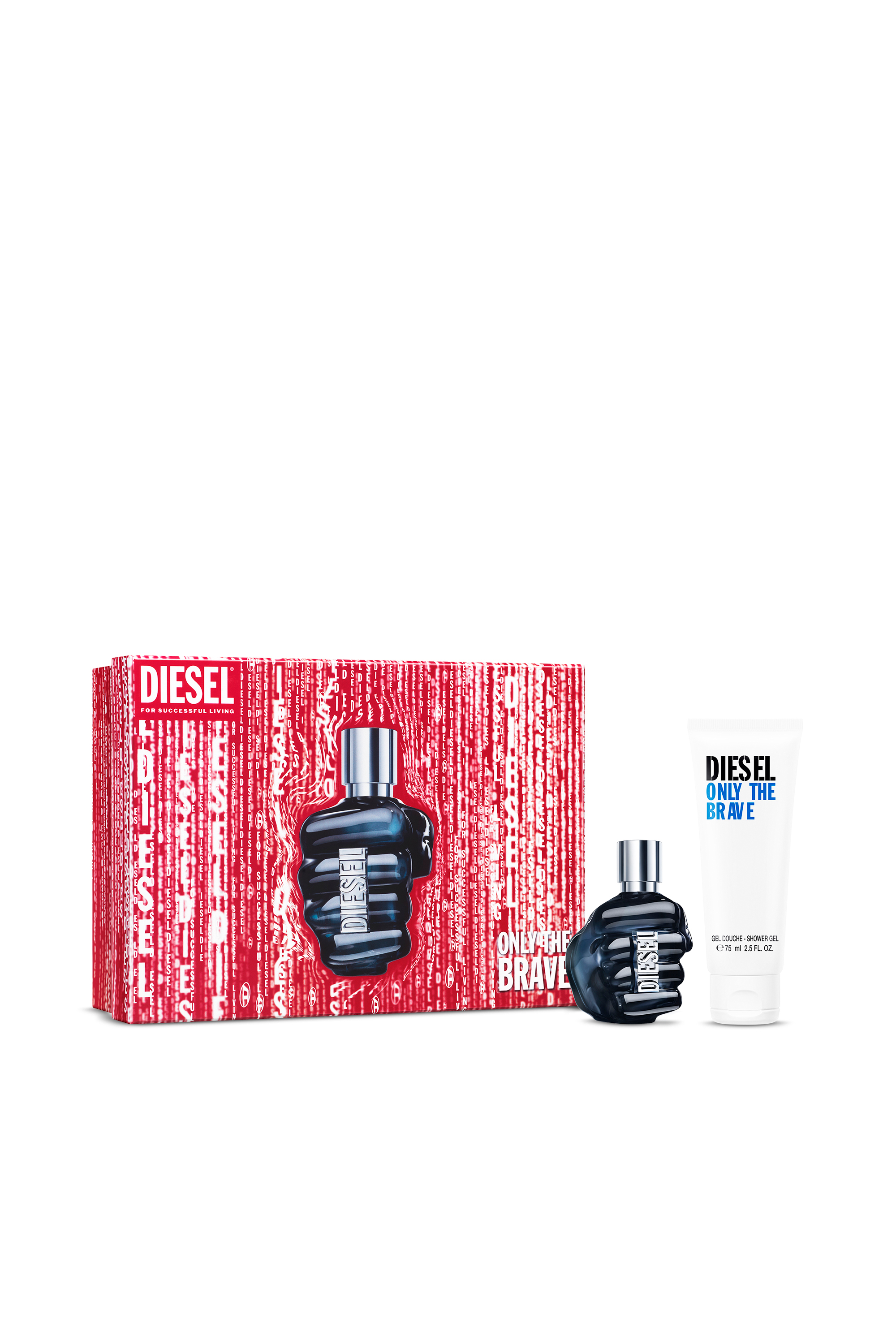 Diesel - DSL OTB SETS EDP V50+SG75 LG113200 FRAGRANCE, Man's Only The Brave Giftset, Eau De Parfum in Blue - 2