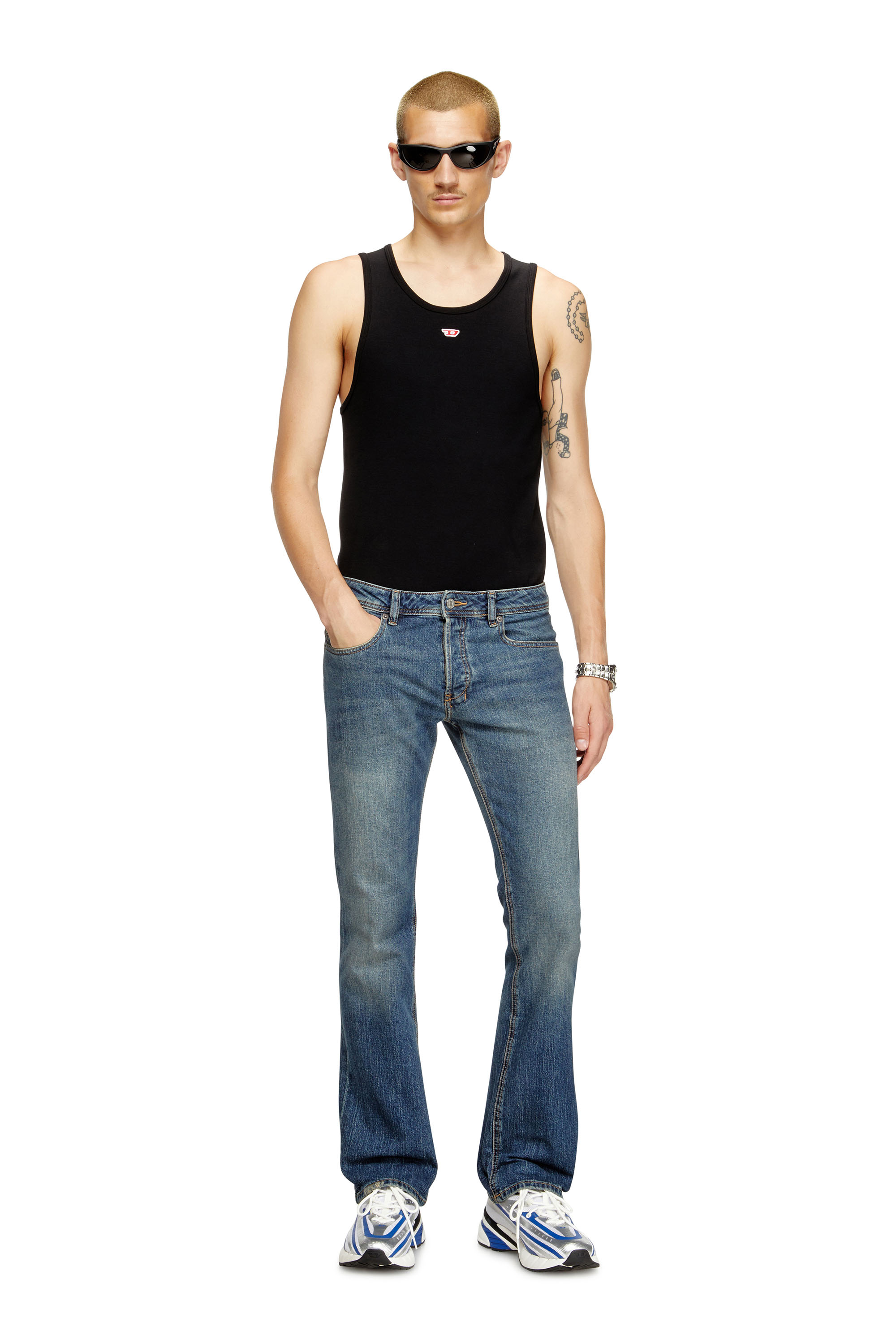 Bootcut Jeans 2007 Zatiny 0DBDU, Medium blue Diesel - Man's Bootcut Jeans 2007 Zatiny 0DBDU, Medium blue - 1