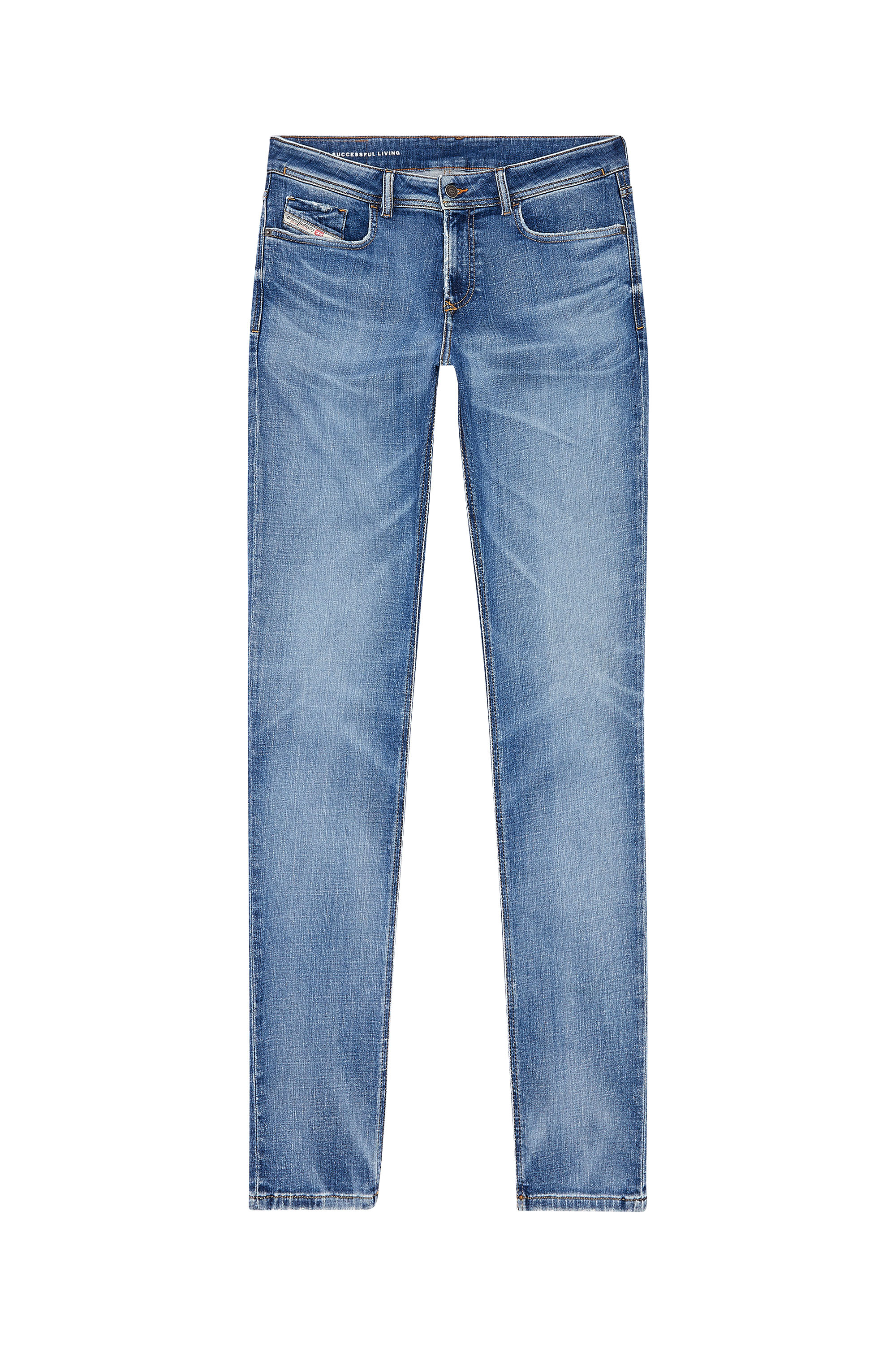 Diesel - Skinny Jeans 1979 Sleenker 09H68, Medium blue - Image 5