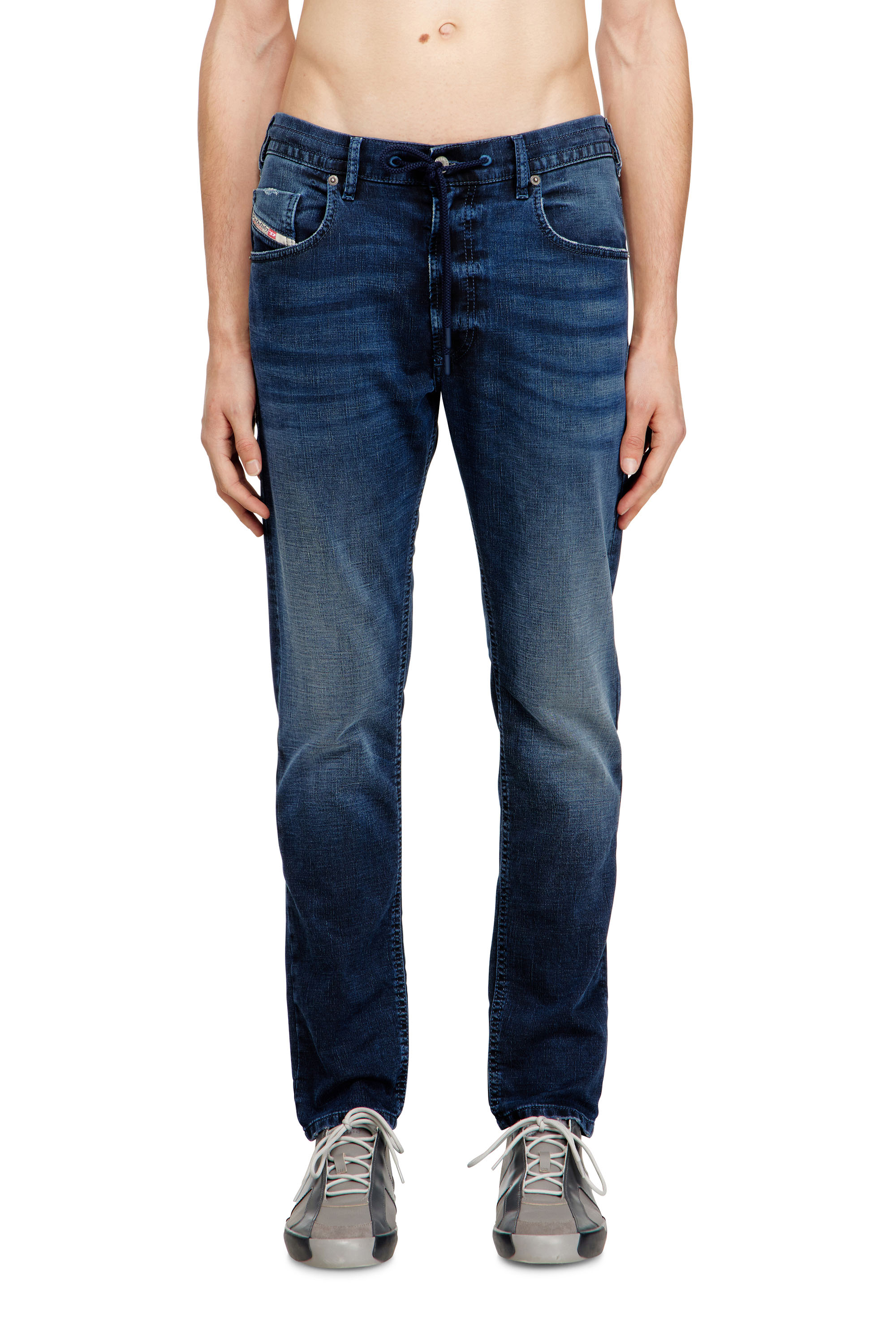 Diesel - Man's Regular 2032 D-Krooley Joggjeans&reg; 09N65, Dark Blue - 2