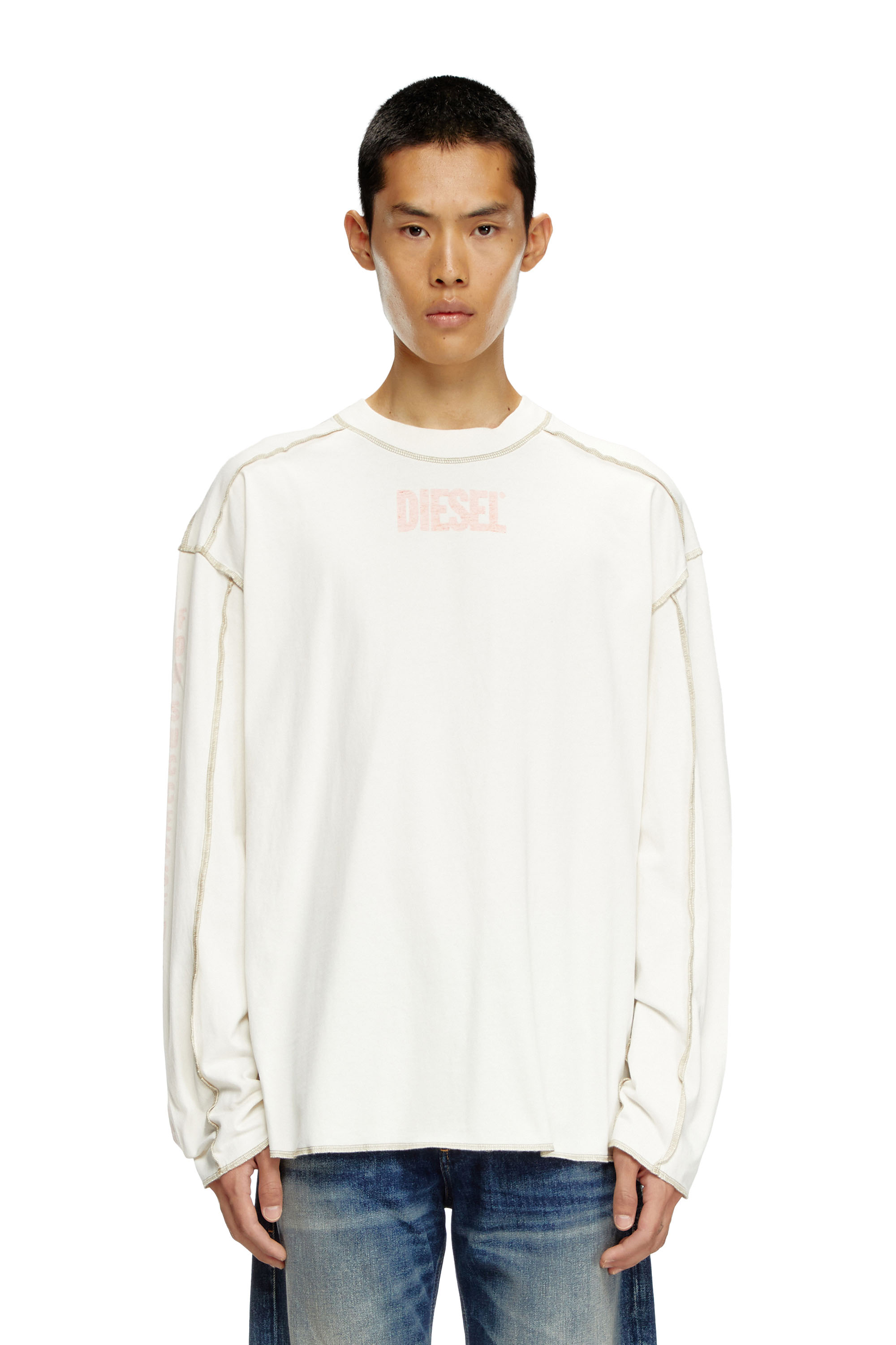 Diesel - T-CRAOR-LS, White - Image 1