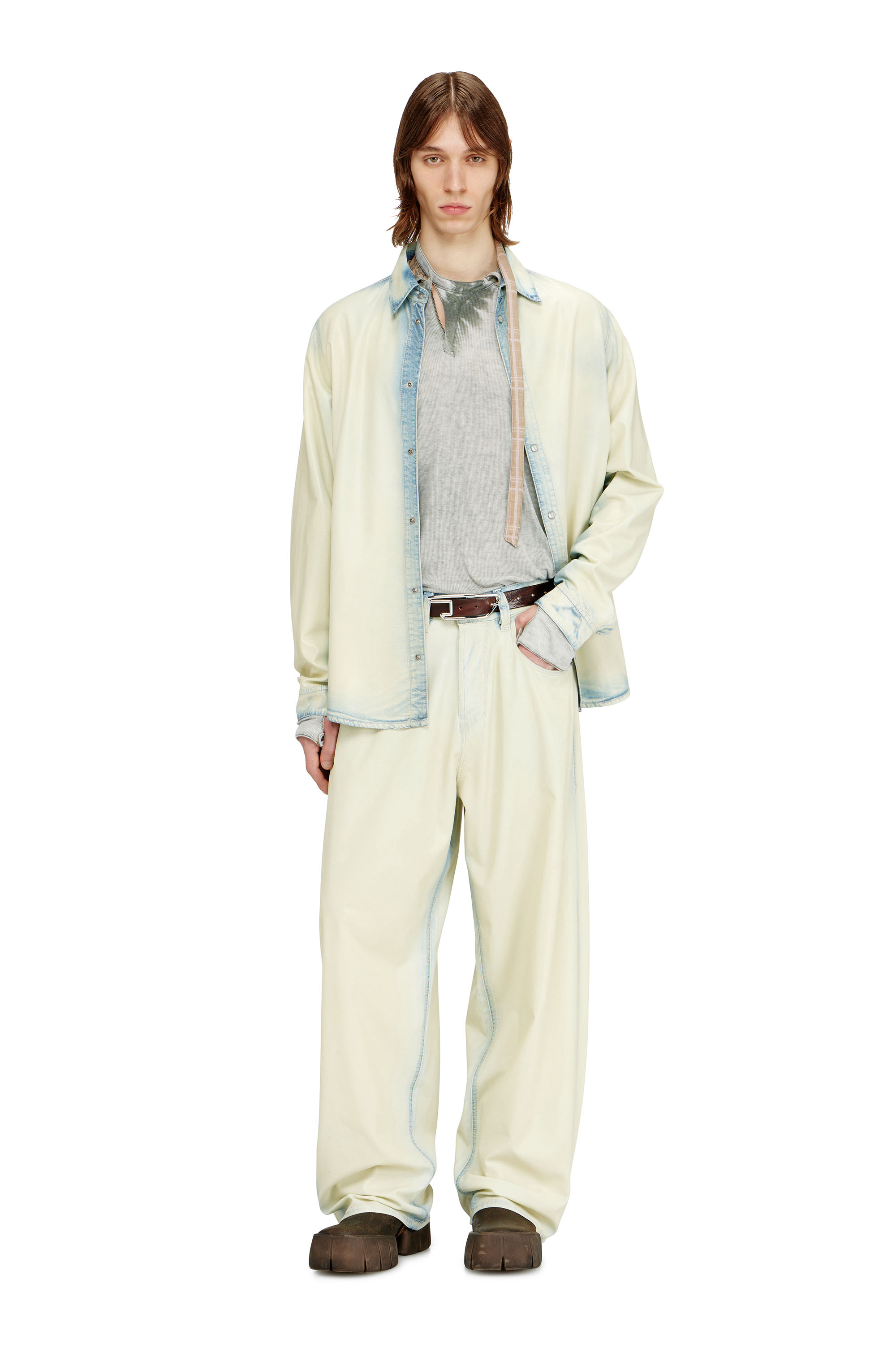 Diesel - Unisex's Relaxed Jeans 1997 D-Enim-M 068WD, Light Blue - 1