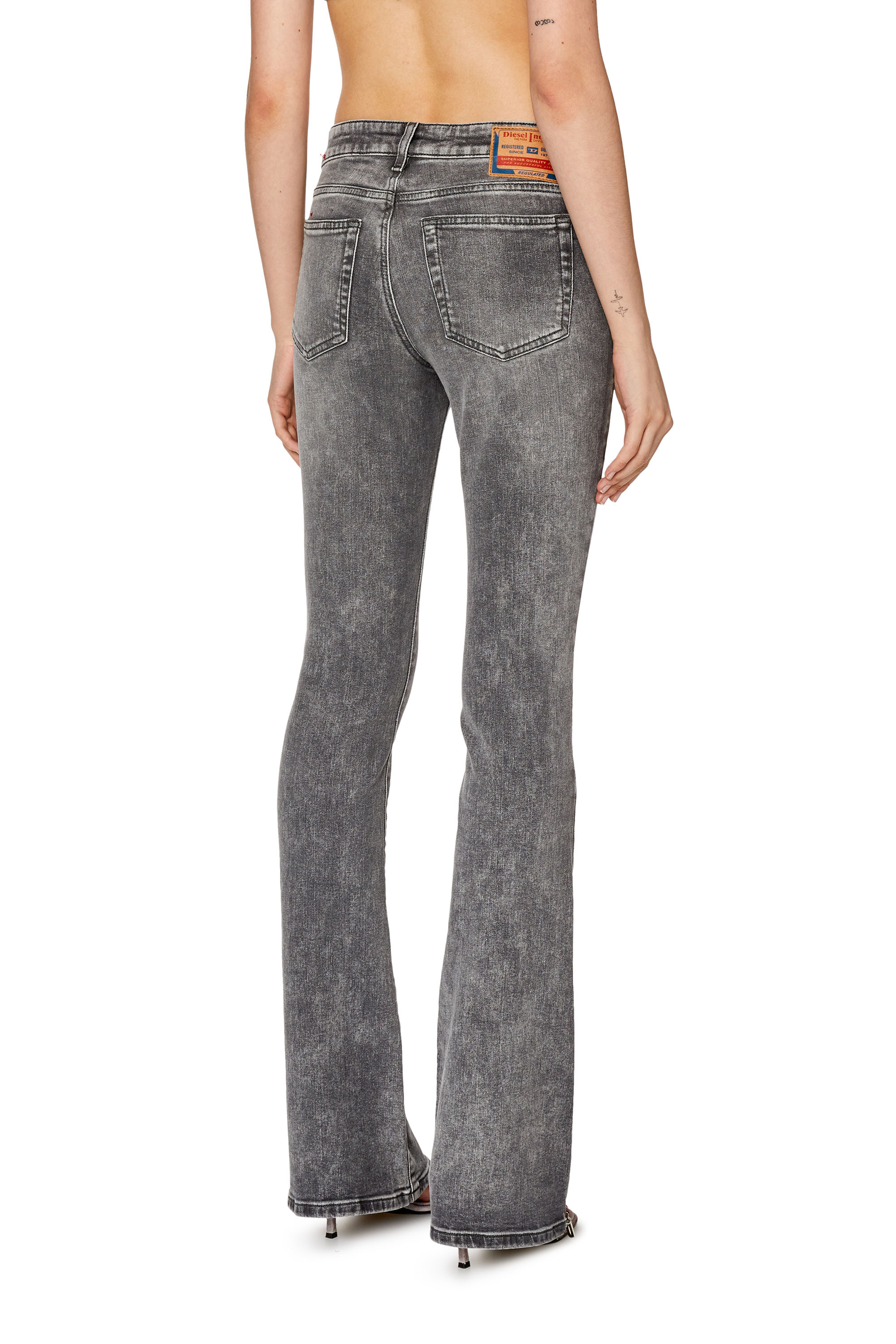 Diesel - Bootcut and Flare Jeans 1969 D-Ebbey 0ENAQ, Grey - Image 2