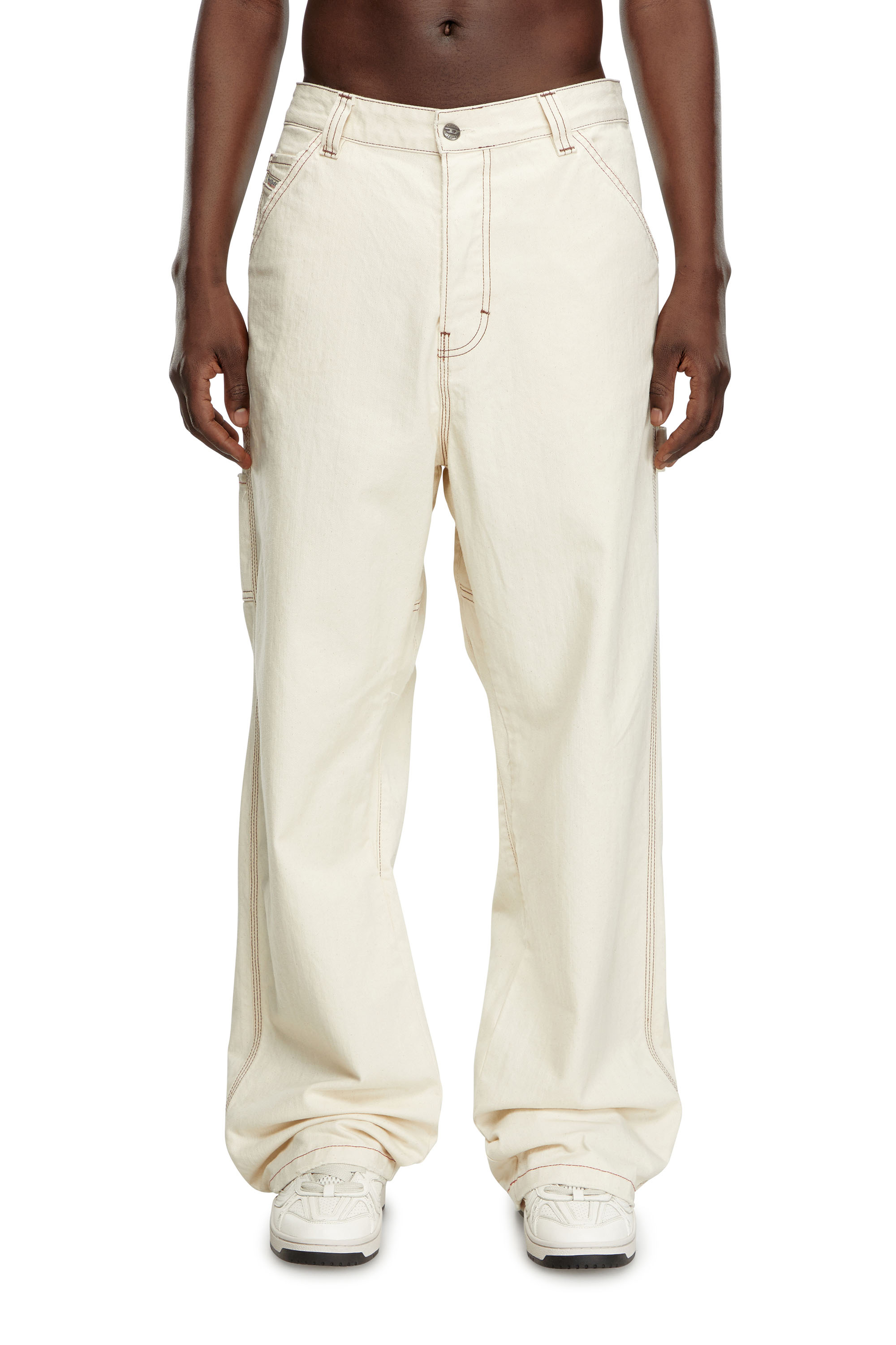 Diesel - Man's Straight Jeans D-Livery 0GRDQ, White - 1