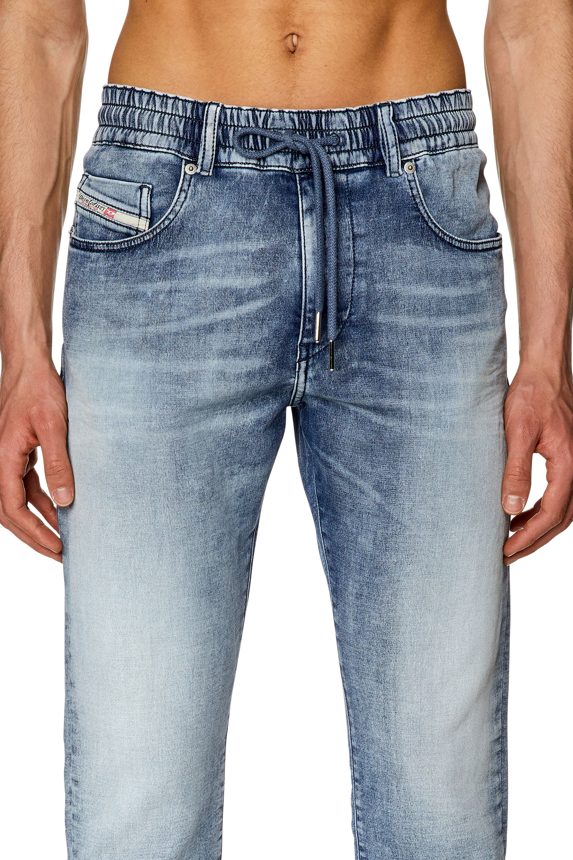 Diesel - Slim D-Strukt JoggJeans® 068FL, Medium blue - Image 3
