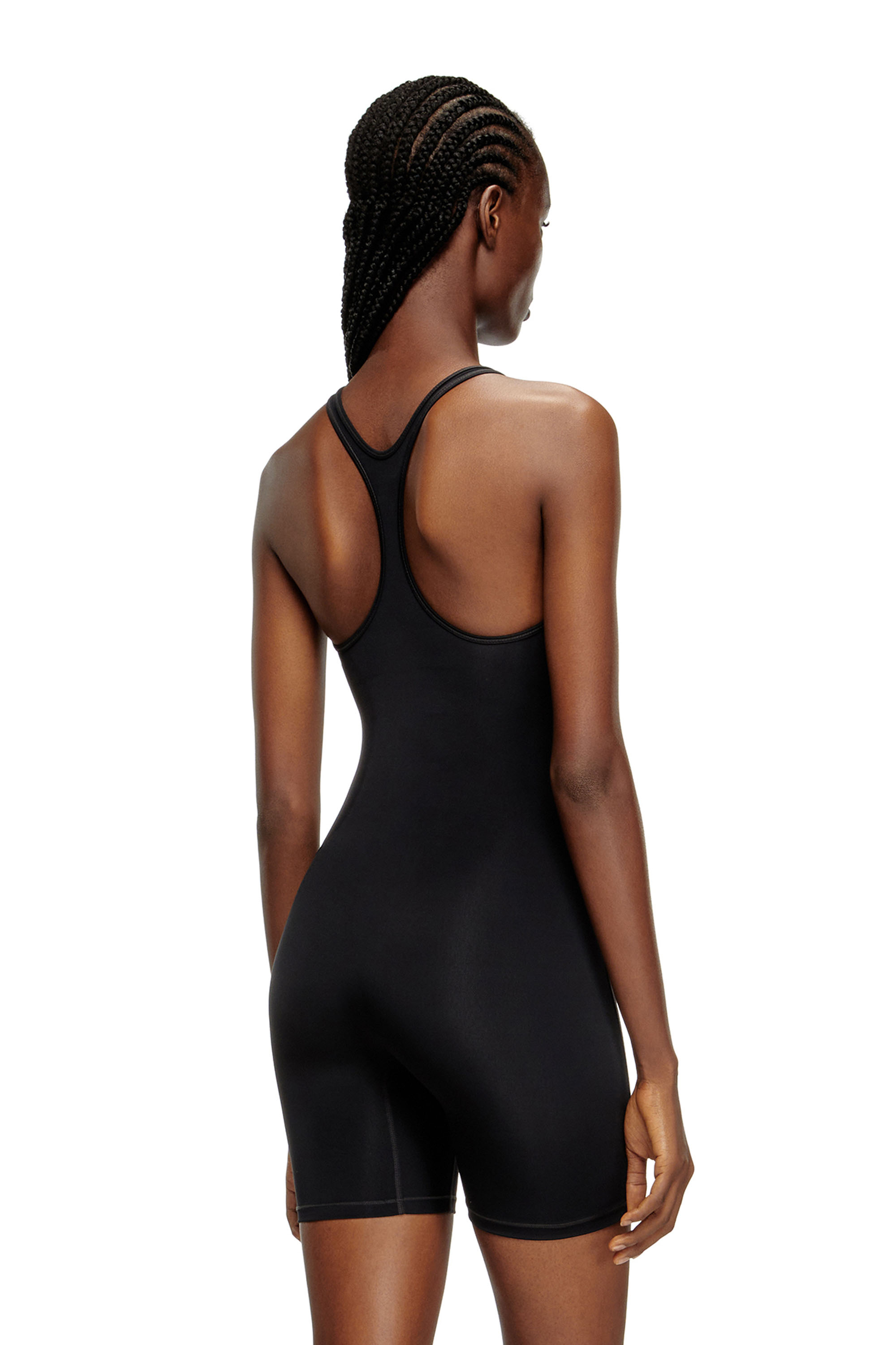 Diesel - NYDIA-UTLT, Woman's Racer back playsuit in Black - 3