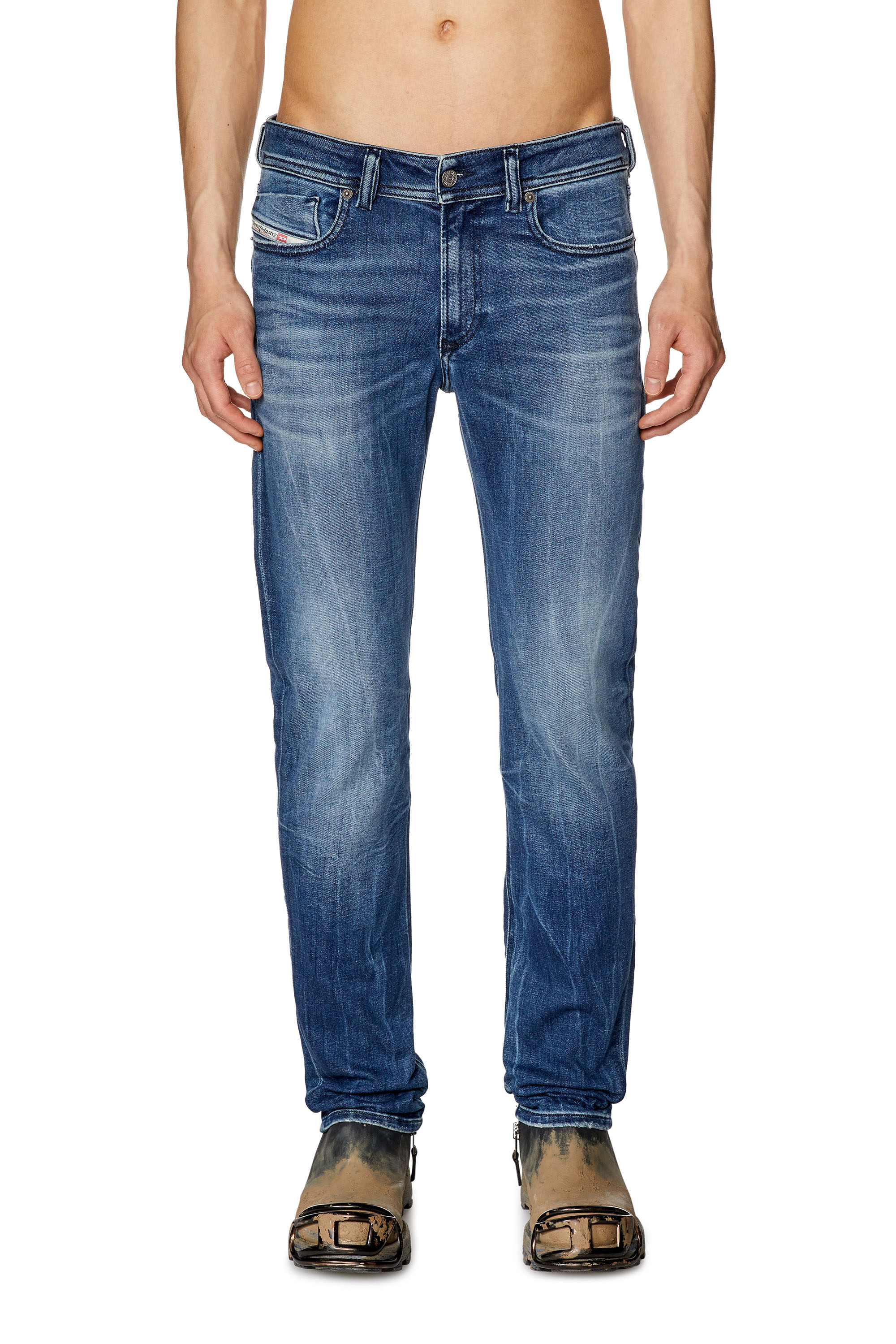 Diesel - Skinny Jeans 1979 Sleenker 09G30, Medium blue - Image 1