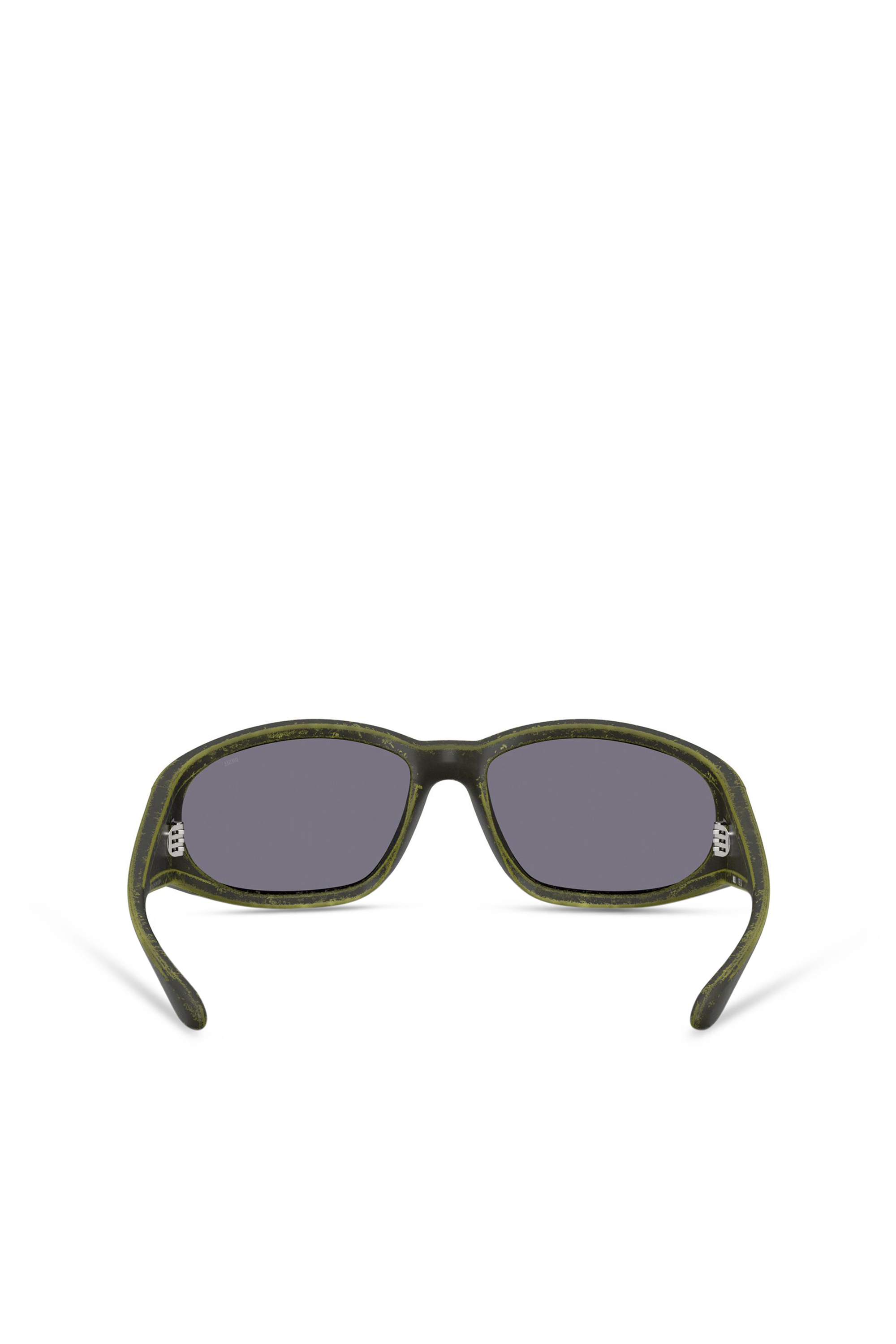 Diesel - 0DL3002, Unisex's Rectangular sunglasses in acetate in Green - 3