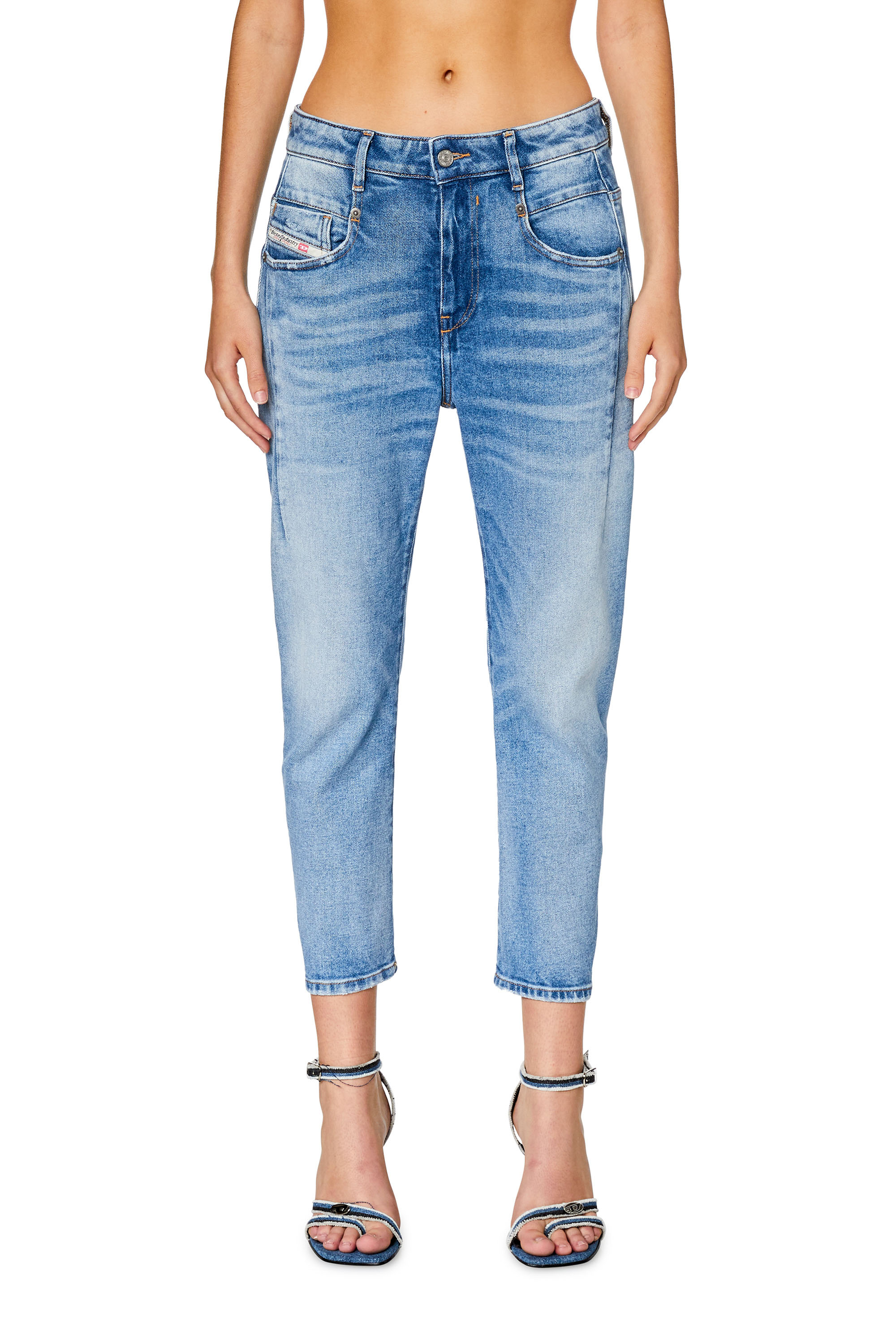 Diesel - Boyfriend Jeans Fayza 09G24, Light Blue - Image 1