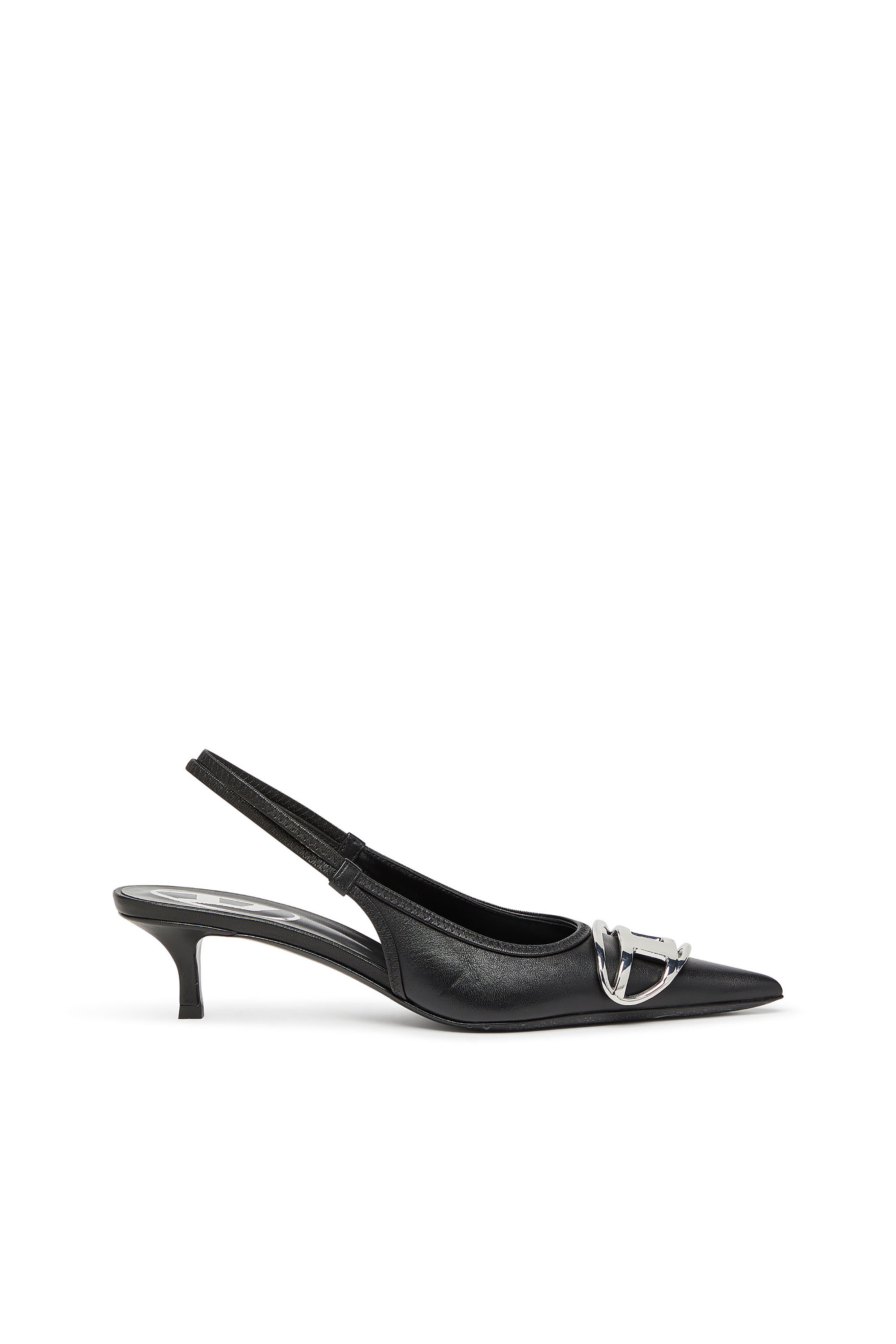 Diesel - D-VENUS SB 40, Woman's D-Venus-Slingback pumps in nappa leather in Black - 1