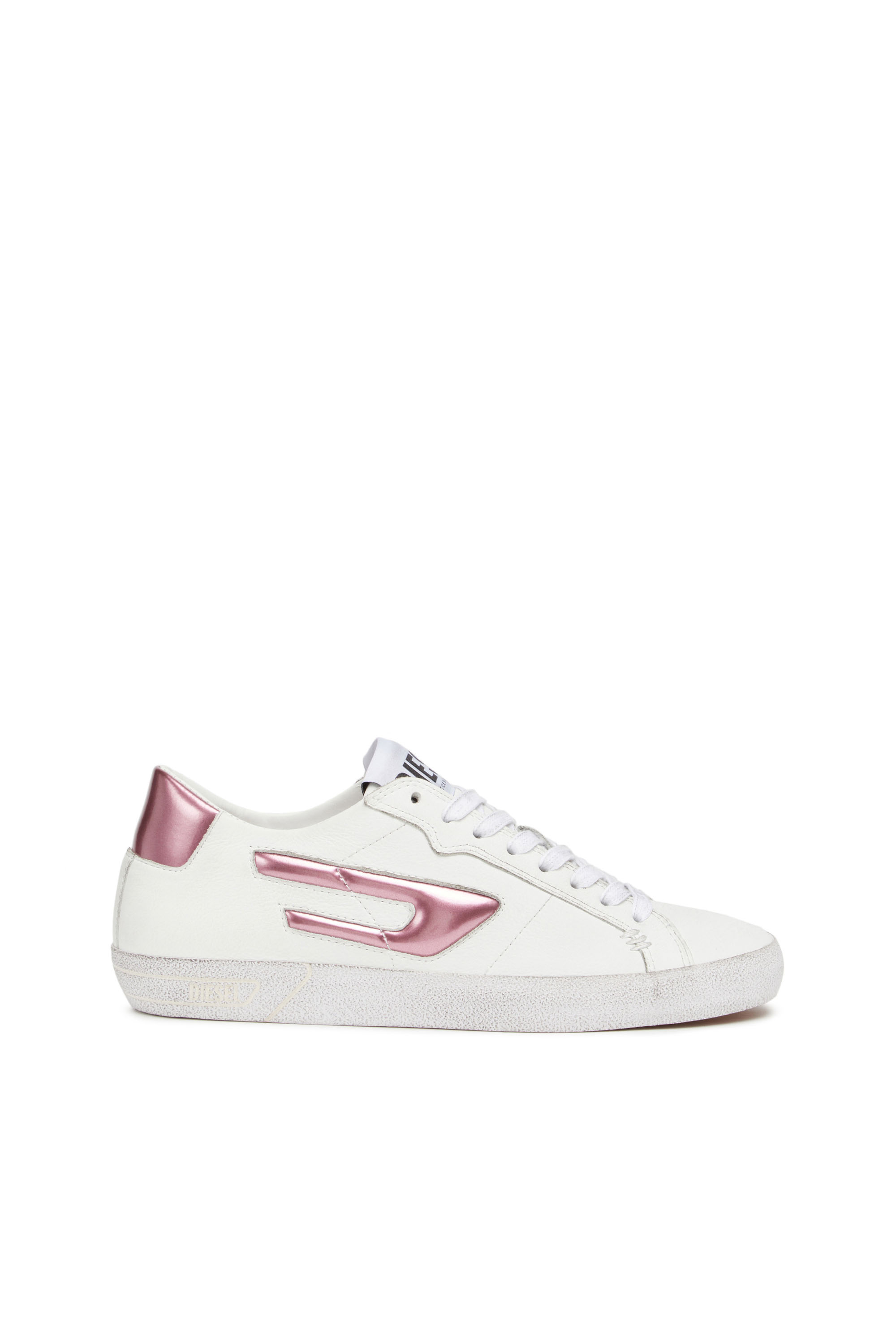 Diesel - S-LEROJI LOW W, White/Pink - Image 1