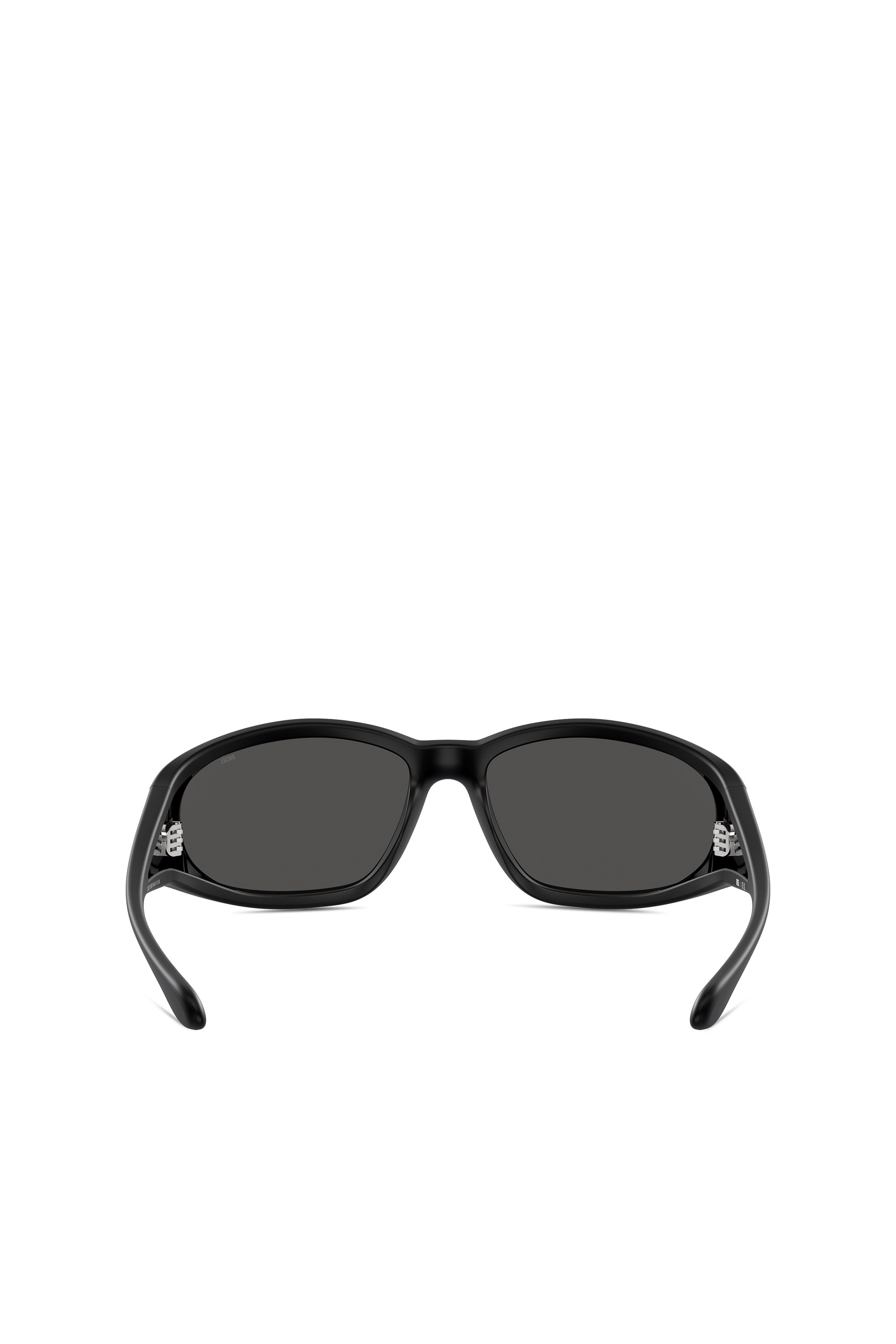 Diesel - 0DL3002, Unisex Rectangular sunglasses in acetate in Black - Image 3