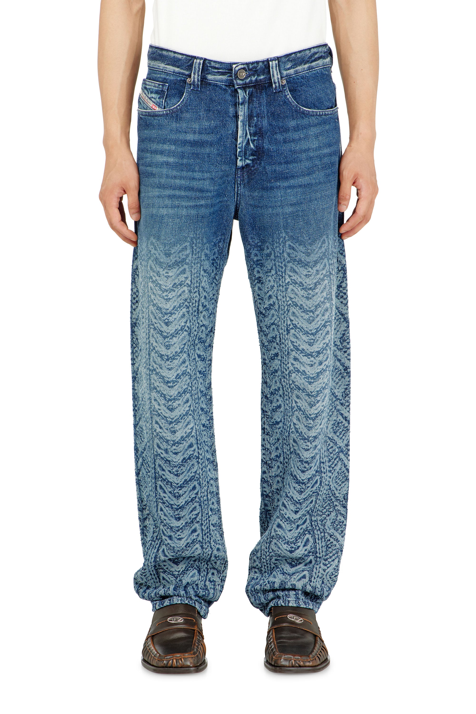 Diesel - Man's Regular Jeans 2024 D-Macs 007EV, Dark Blue - 2
