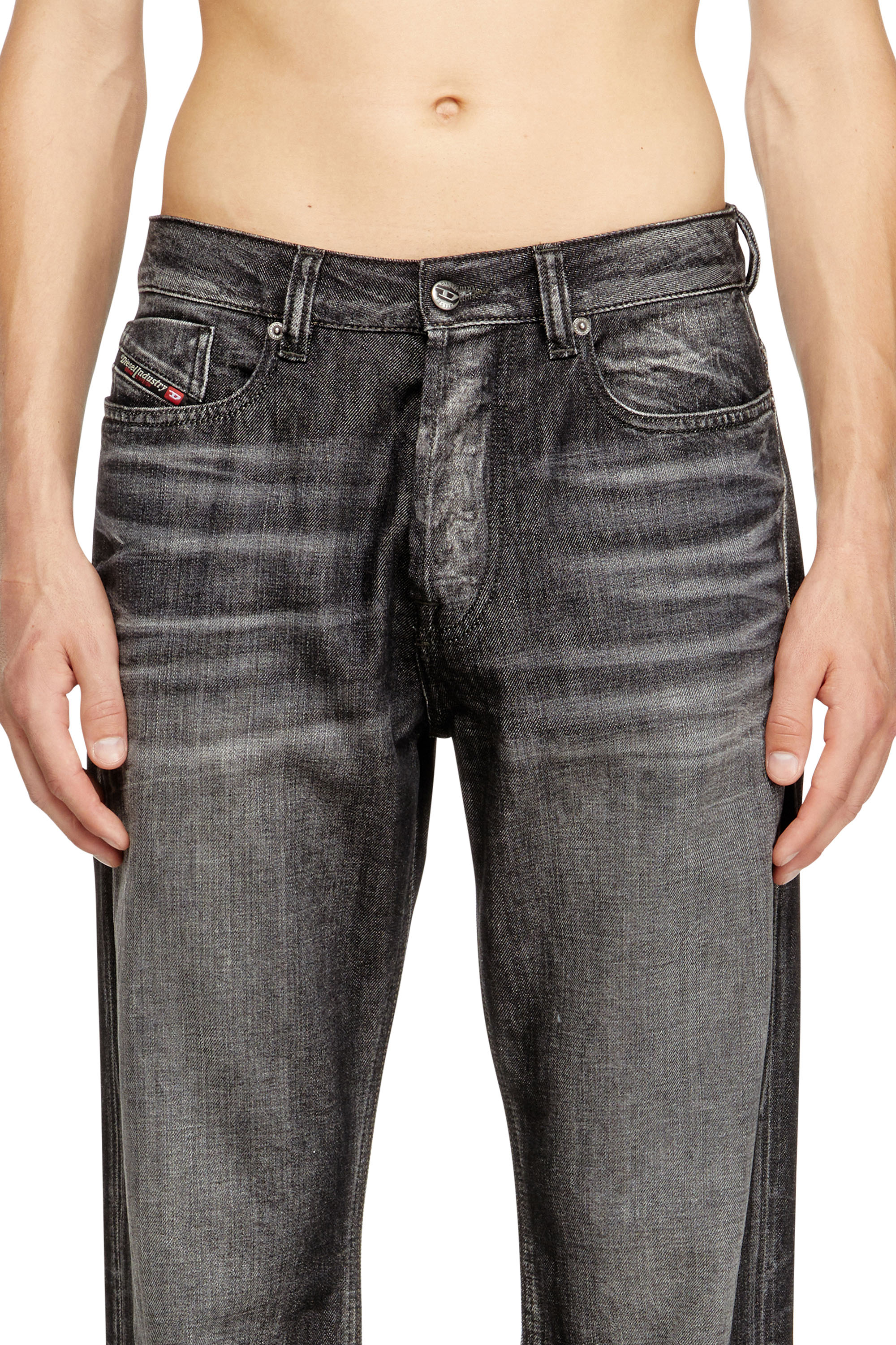 Relaxed Jeans 1980 D-Eeper 09M63, Black/Dark grey Diesel - Man's Relaxed Jeans 1980 D-Eeper 09M63, Black/Dark grey - 5