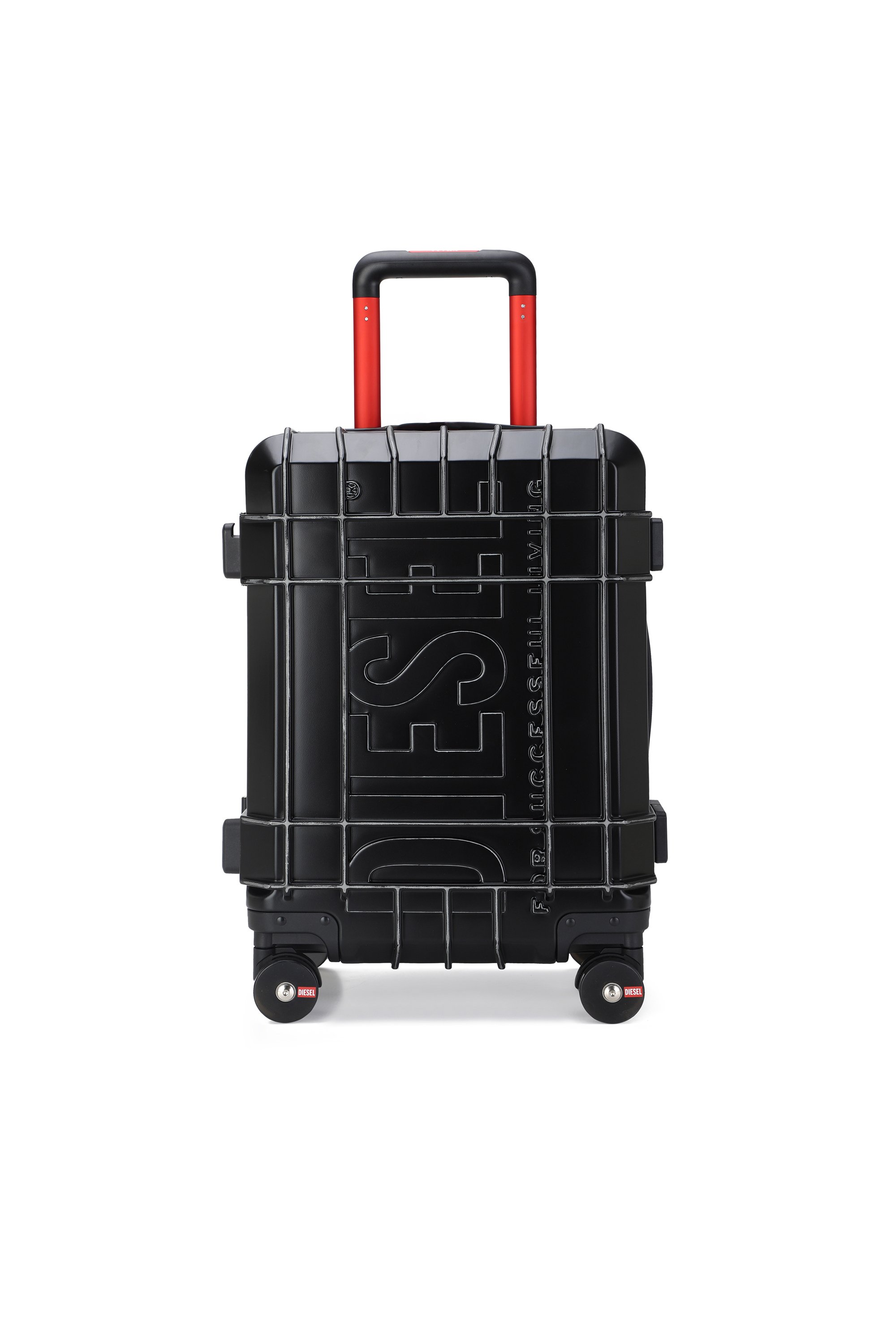 Diesel - DIESEL PC STRONG IMAGE TROLLEY- DSL003, Unisex's Rugged suitcase size S in Black - 1