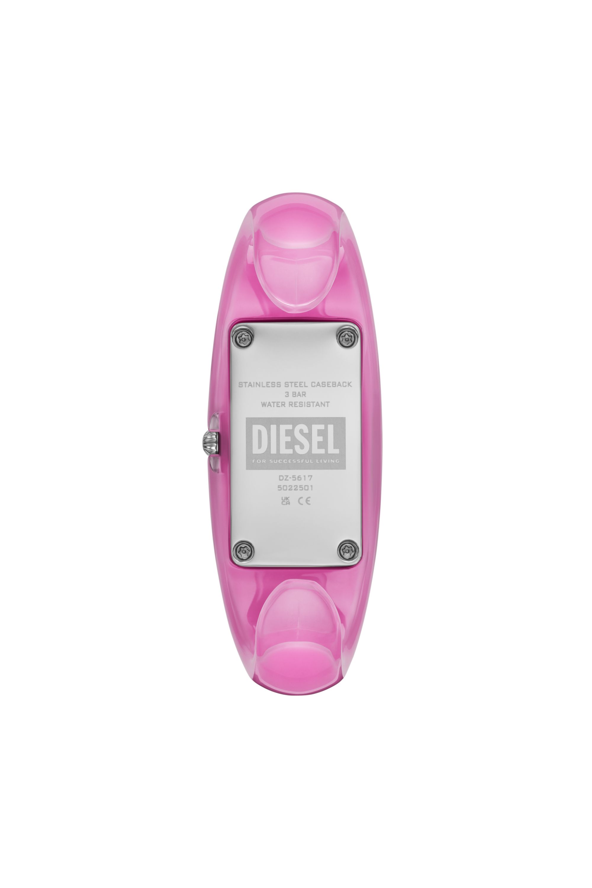 Diesel - DZ5617 WATCH, Woman's Wonder-D nylon resin watch in Pink - 2