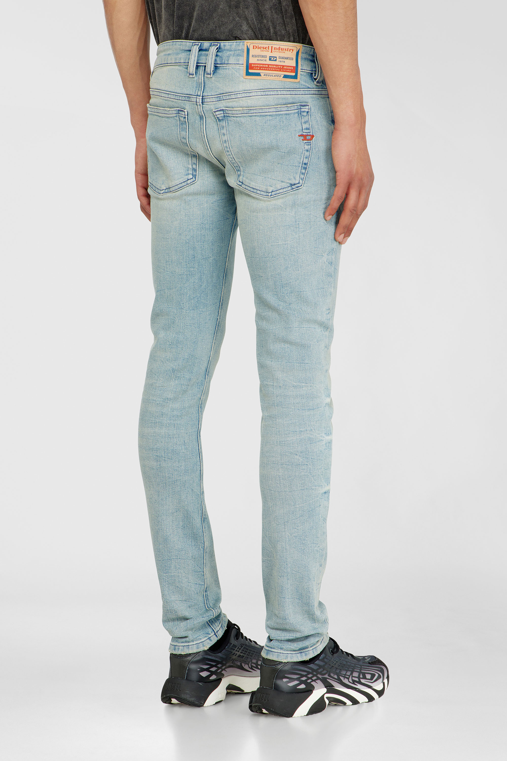 Diesel - Man's Skinny Jeans 1979 Sleenker 0KBBF, Light Blue - 5