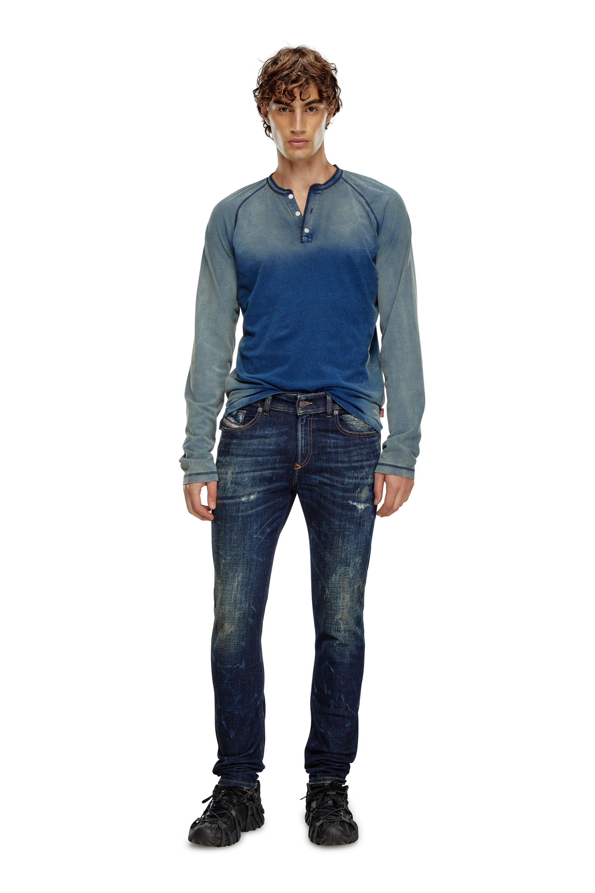 Diesel - Man's Skinny Jeans 1979 Sleenker 09J26, Dark Blue - 1