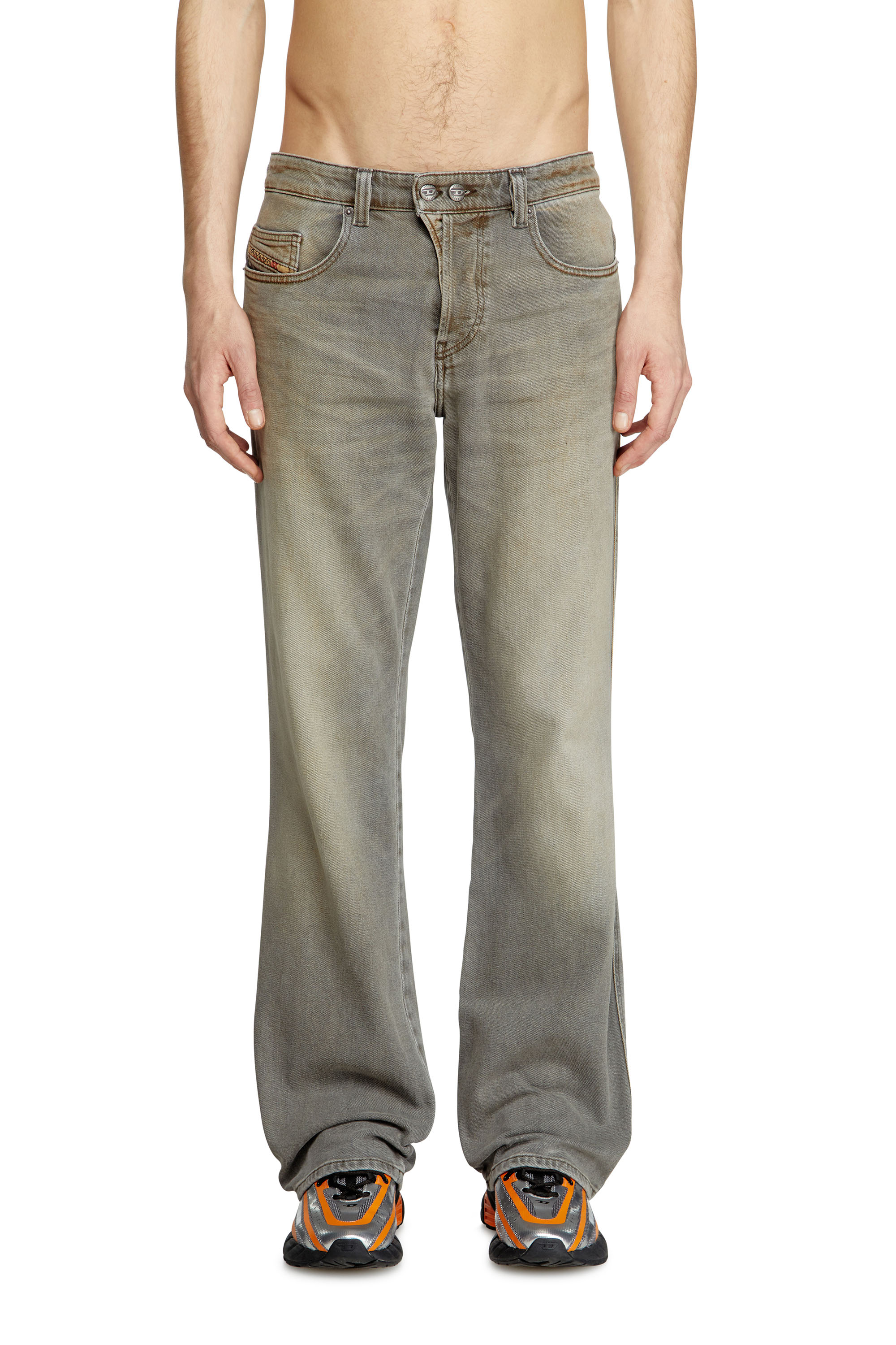 Diesel - Man's Bootcut Jeans 1998 D-Buck 09L37, Light Grey - 2