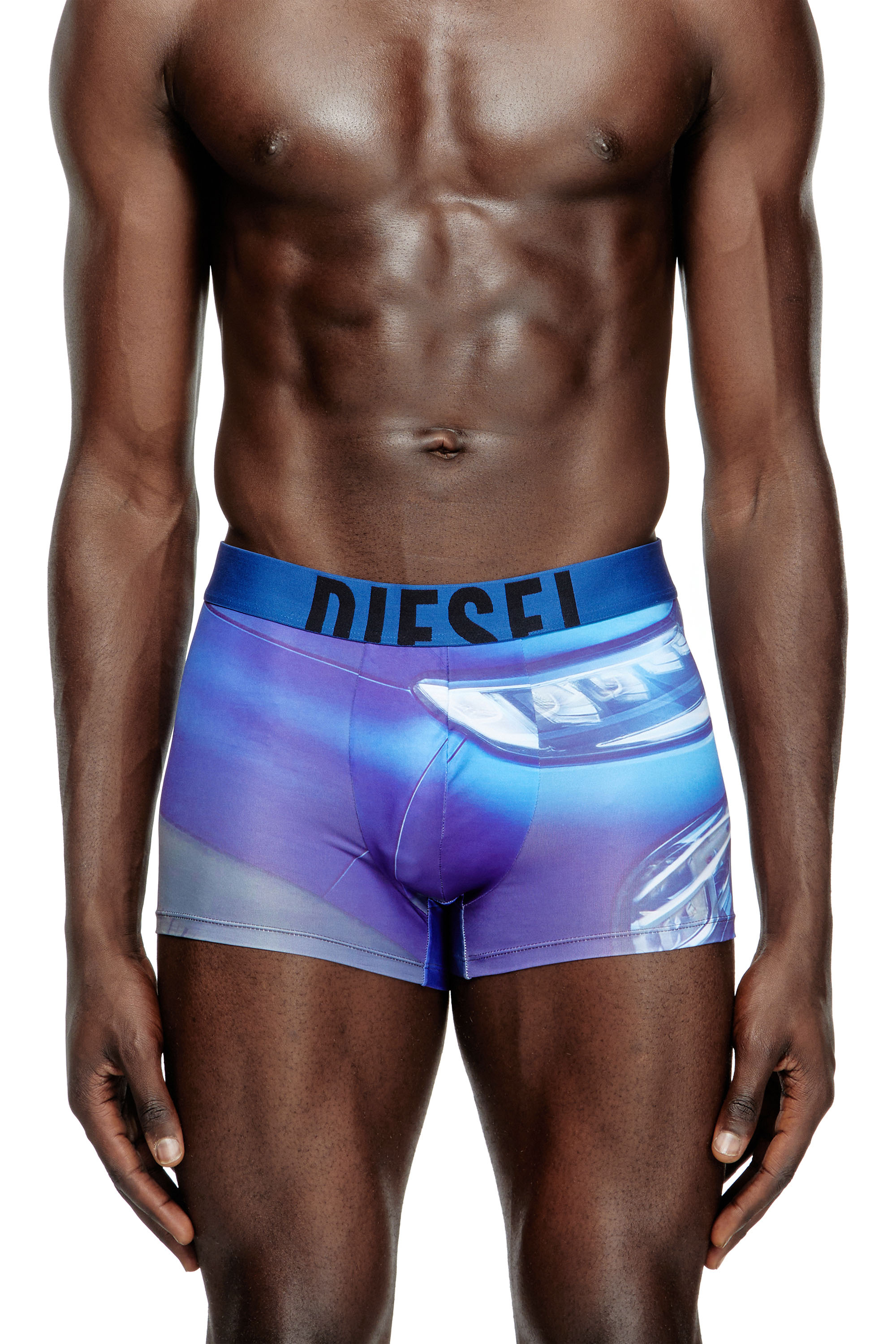 Diesel - DAMIEN-D-POP-40, Man's Boxer briefs with Pop print in Blue - 2