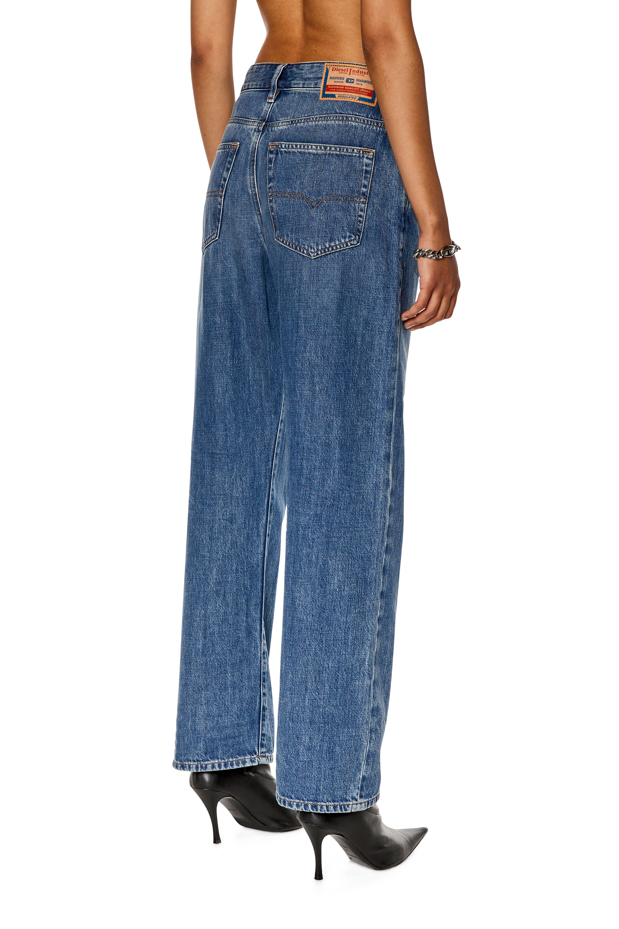 Diesel - Straight Jeans 1999 D-Reggy 068FG, Medium blue - Image 2