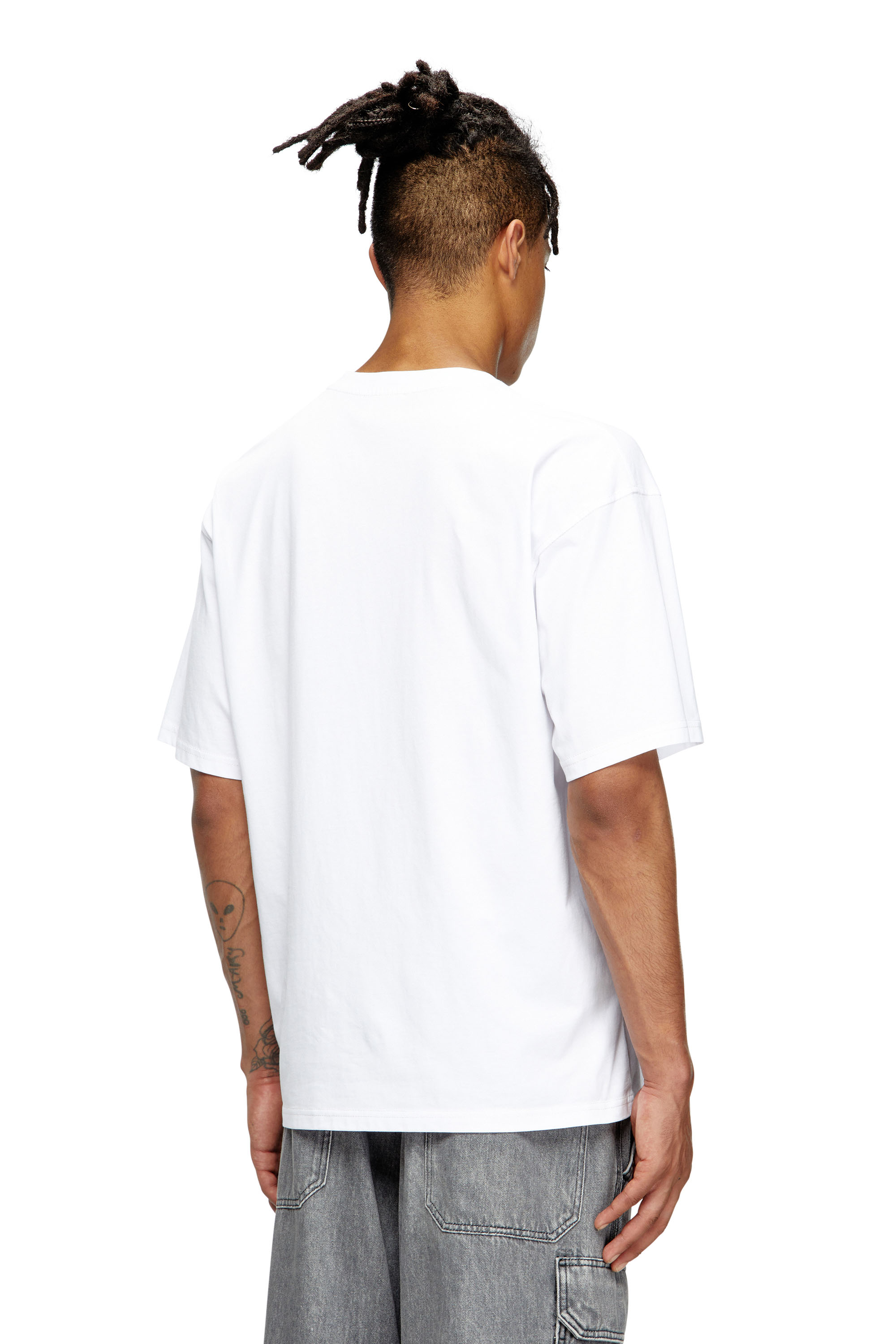 Diesel - T-BOXT-T8, Man's T-shirt with 78 print in White - 2