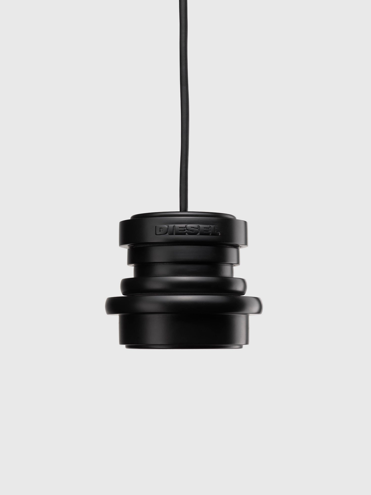Diesel - TOOL PICCOLA SOSP, Unisex's Small lighting inspired by a reflex camera lens in Black - 1