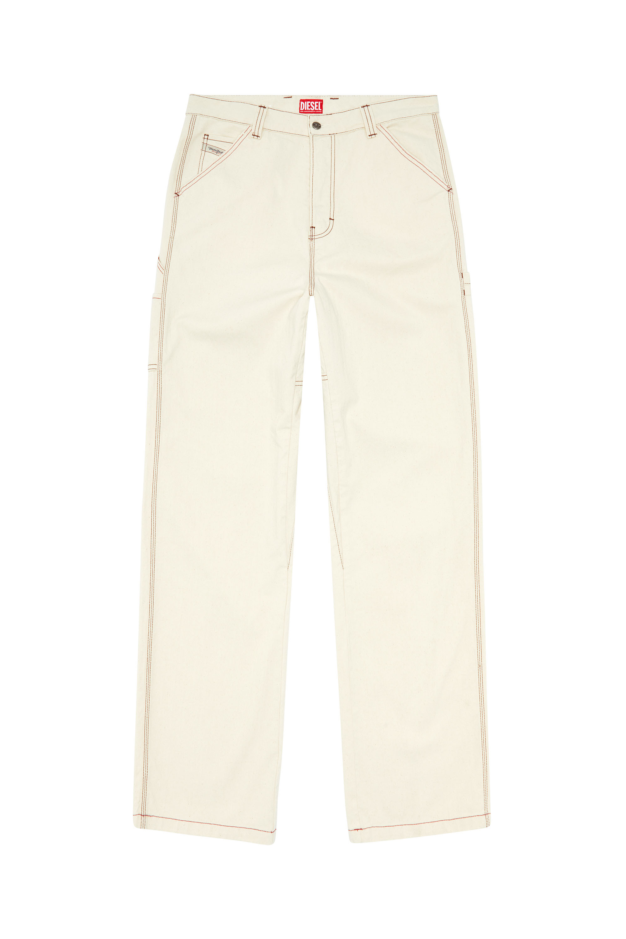 Diesel - Man's Straight Jeans D-Livery 0GRDQ, White - 3