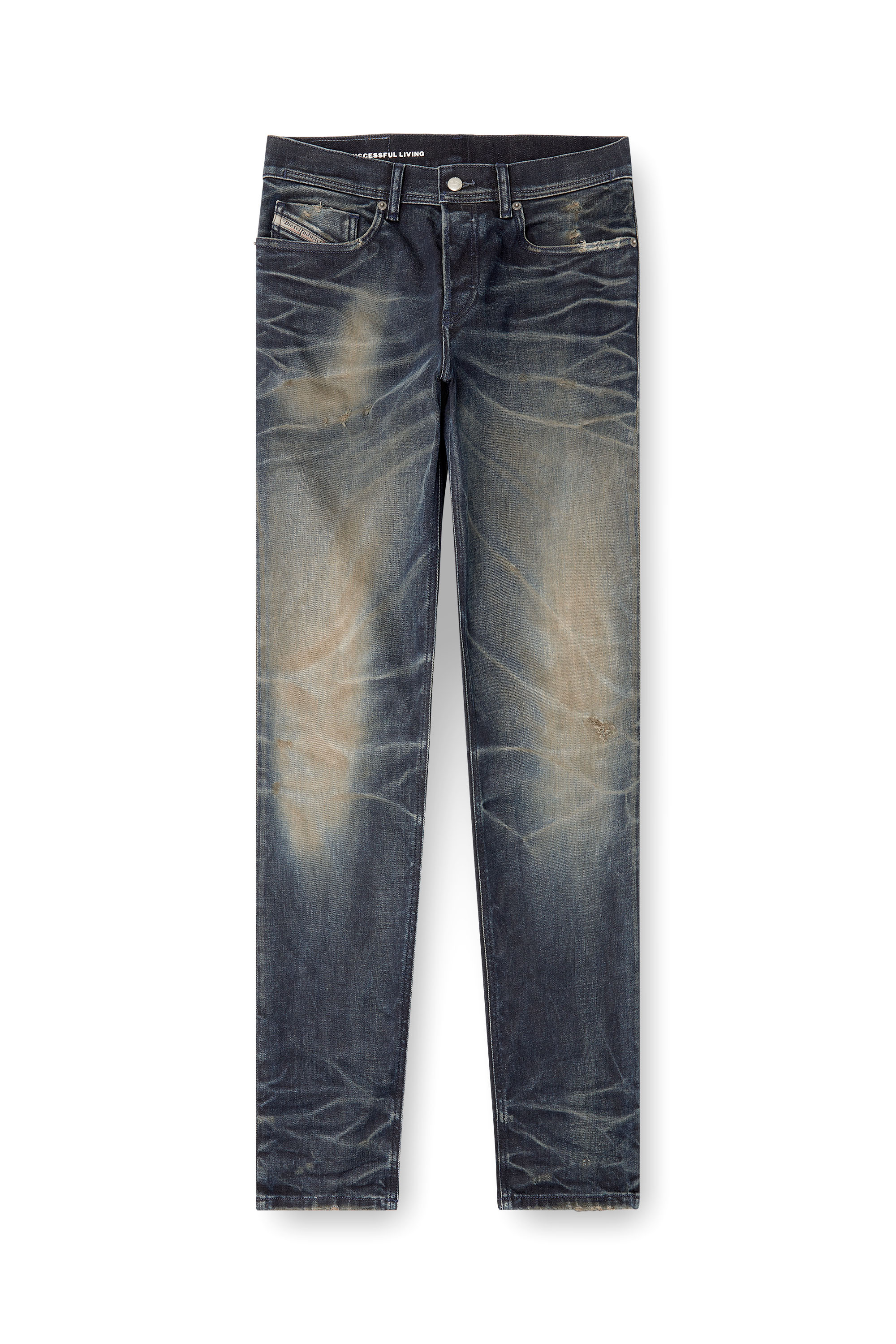 Regular Jeans 2023 D-Finitive 09M46, Dark Blue Diesel - Man's Regular Jeans 2023 D-Finitive 09M46, Dark Blue - 2