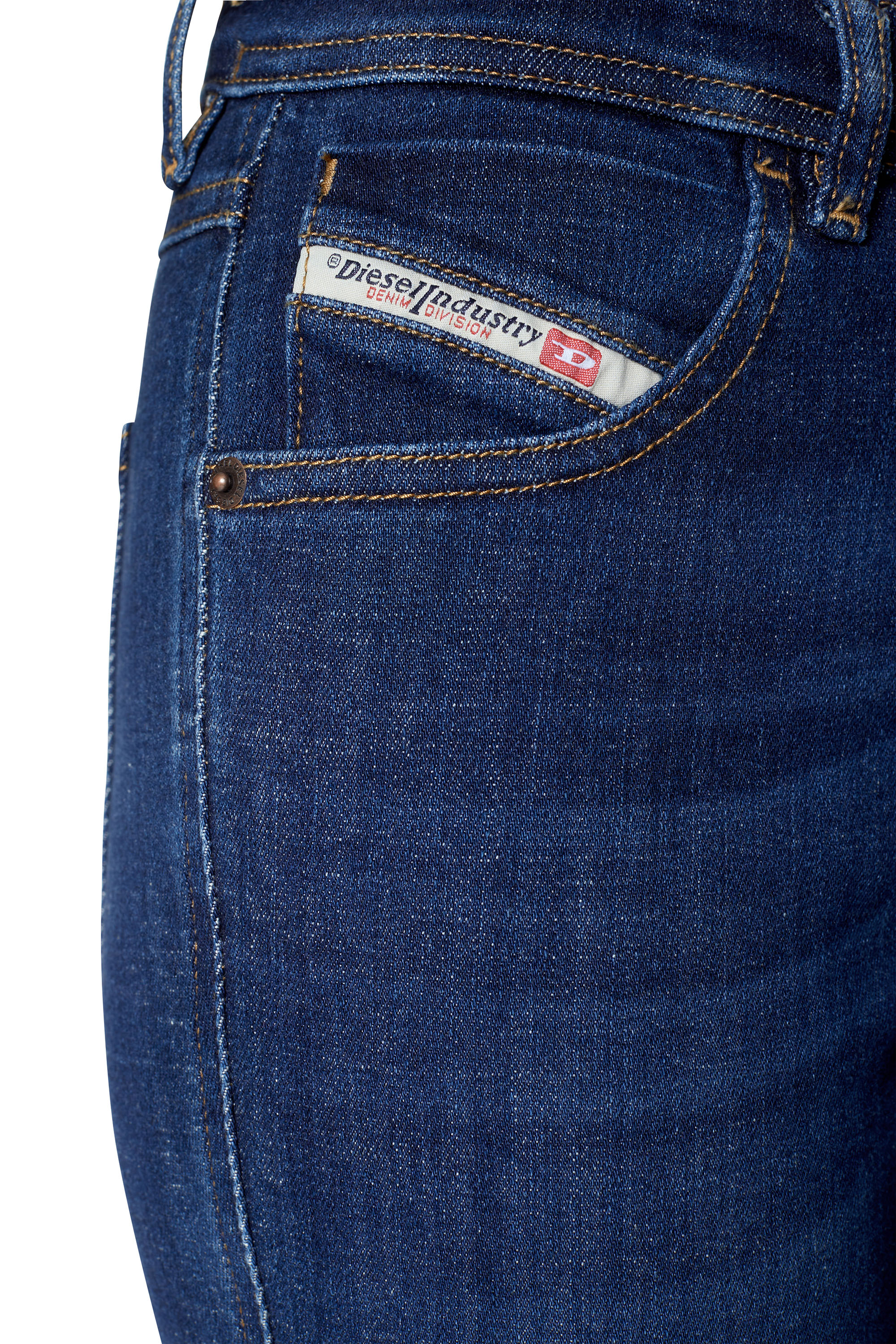 Diesel - Woman Skinny Jeans 2015 Babhila 09C58, Dark Blue - Image 3