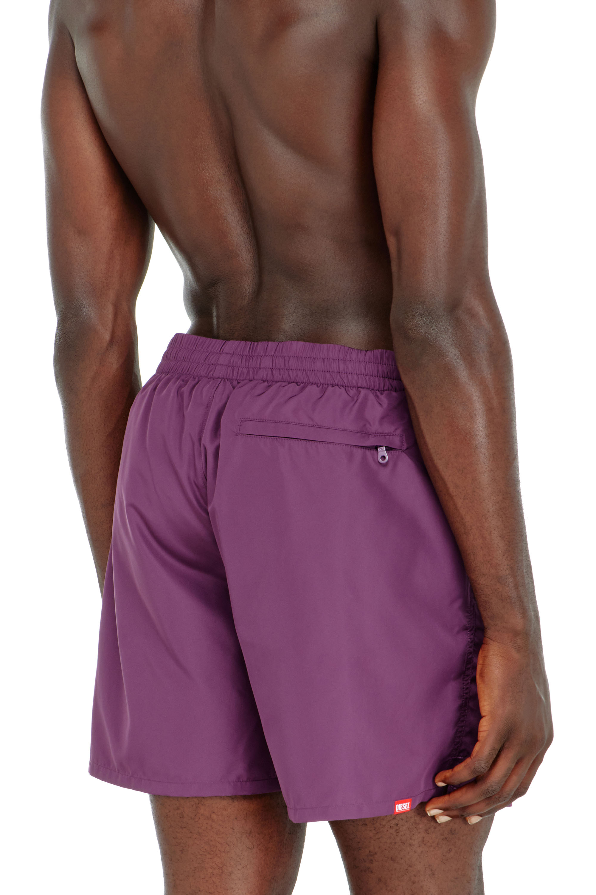 Diesel - GEORGE-41-UTLT, Man's Swim shorts with metallic Oval D logo in null - 4