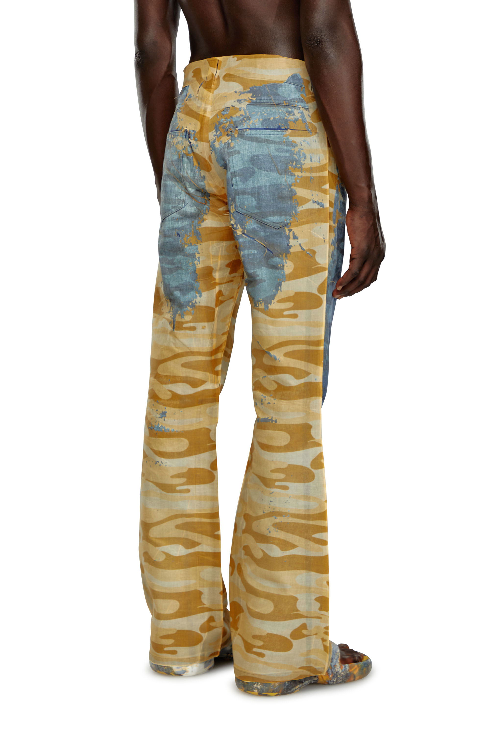Diesel - P-FRO-DEV, Man Camo pants with peel-off muslin in Multicolor - Image 3
