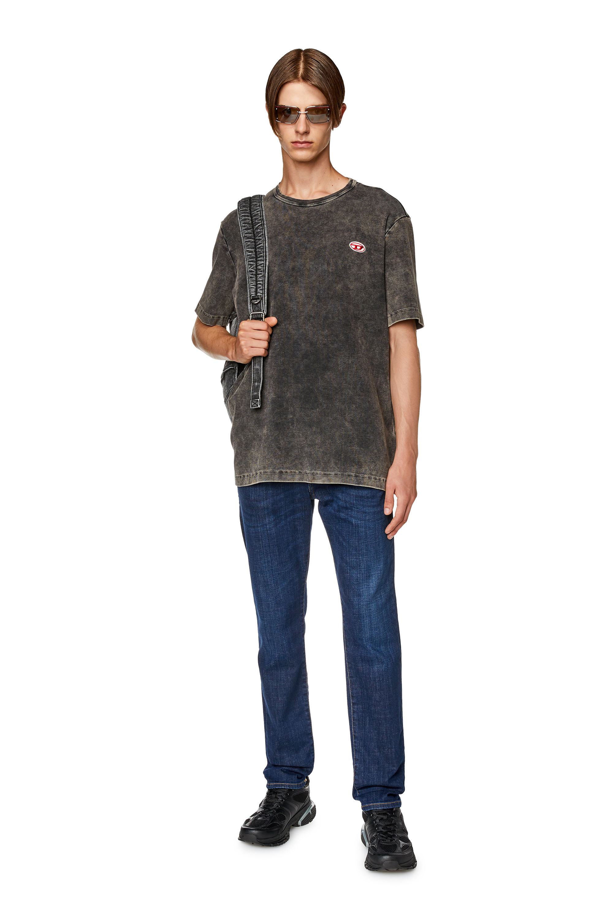Diesel - Slim Jeans 2019 D-Strukt 09F89, Dark Blue - Image 4