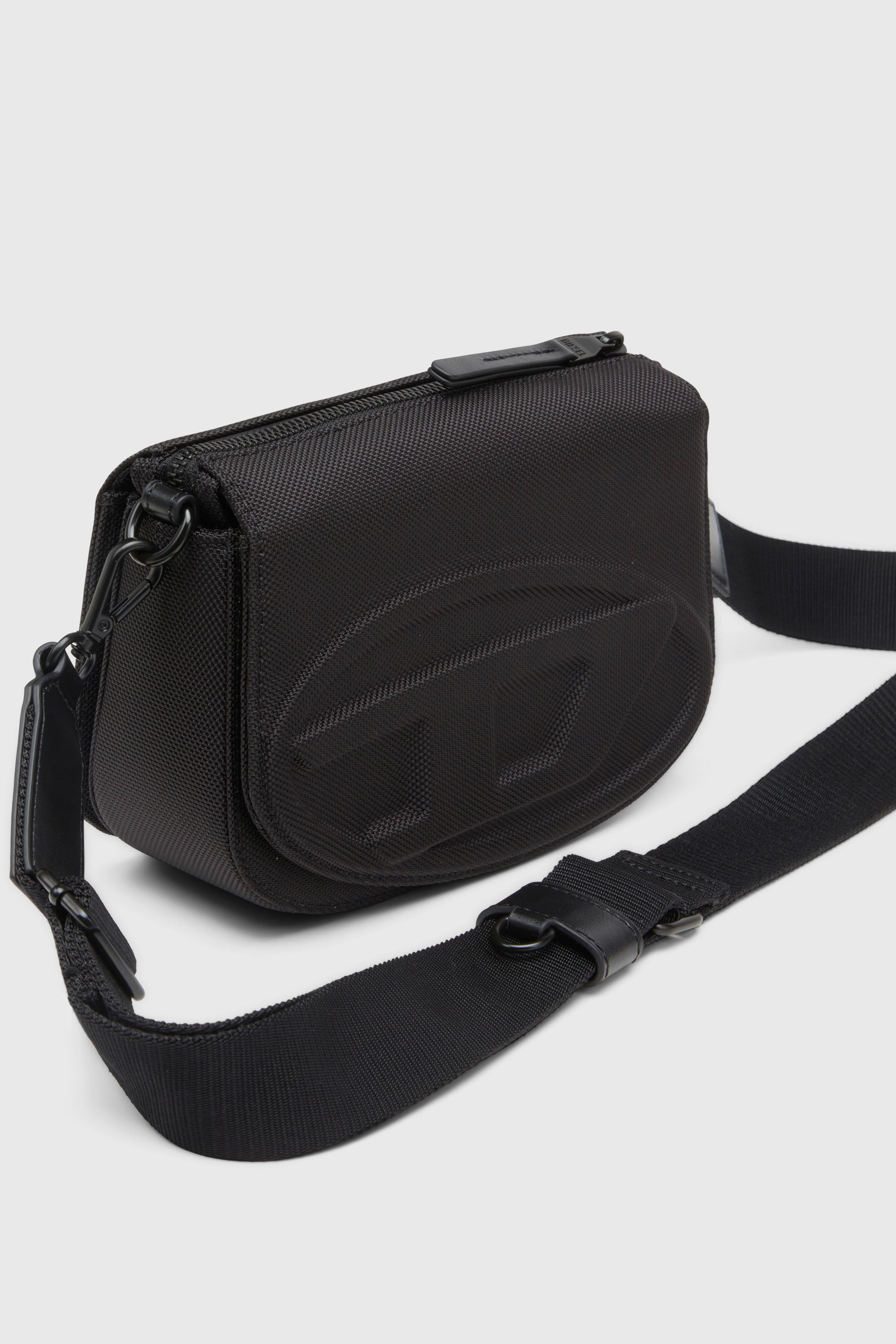 Diesel - 1DR CAMERA BAG, Unisex's 1DR-Camera bag in Cordura fabric in Black - 5