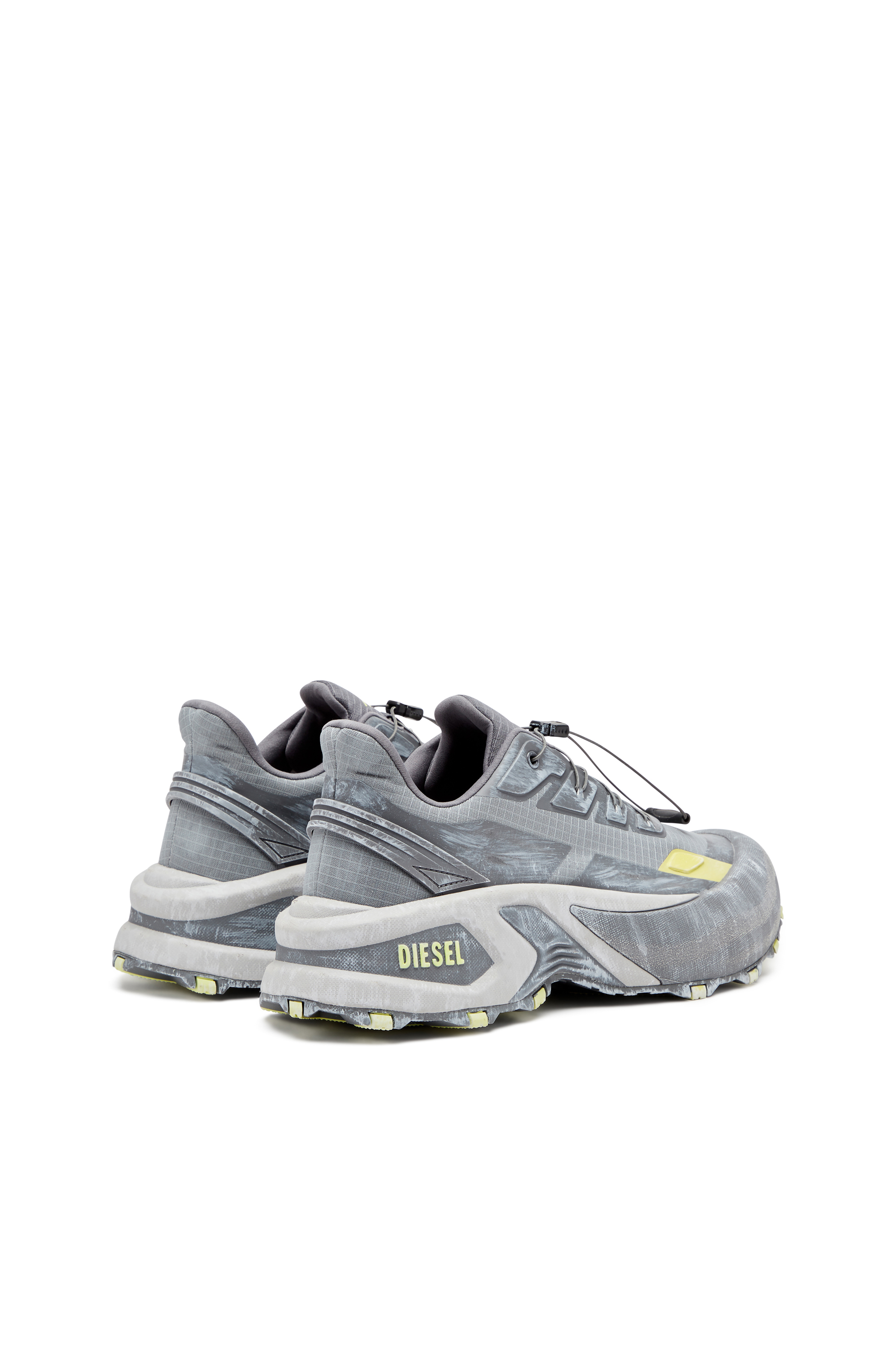 Diesel - D-CAGE RUNNER, Man's D-Cage Runner-Sneaker in Grey/Yellow - 3