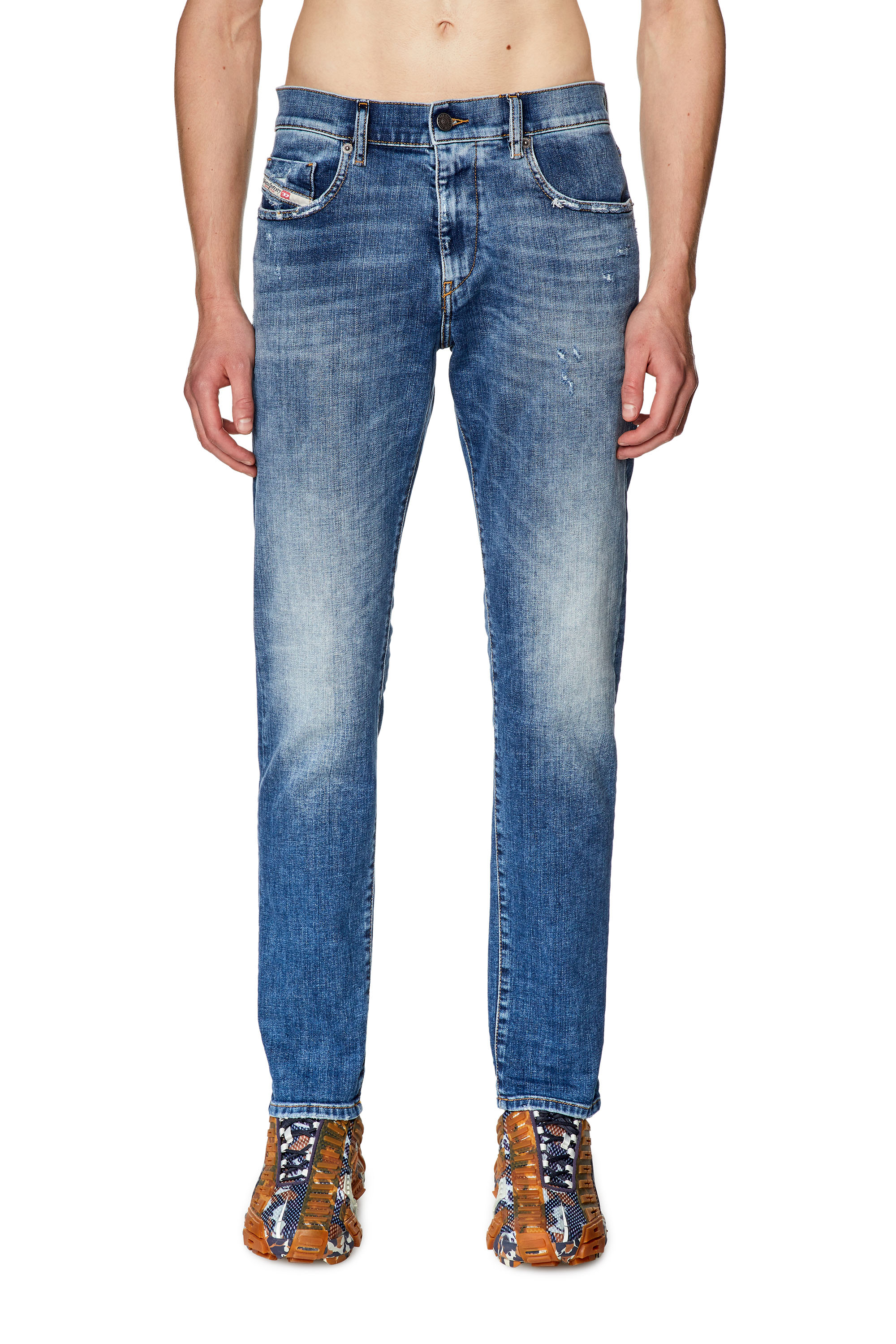 Diesel - Slim Jeans 2019 D-Strukt 09G32, Medium blue - Image 2