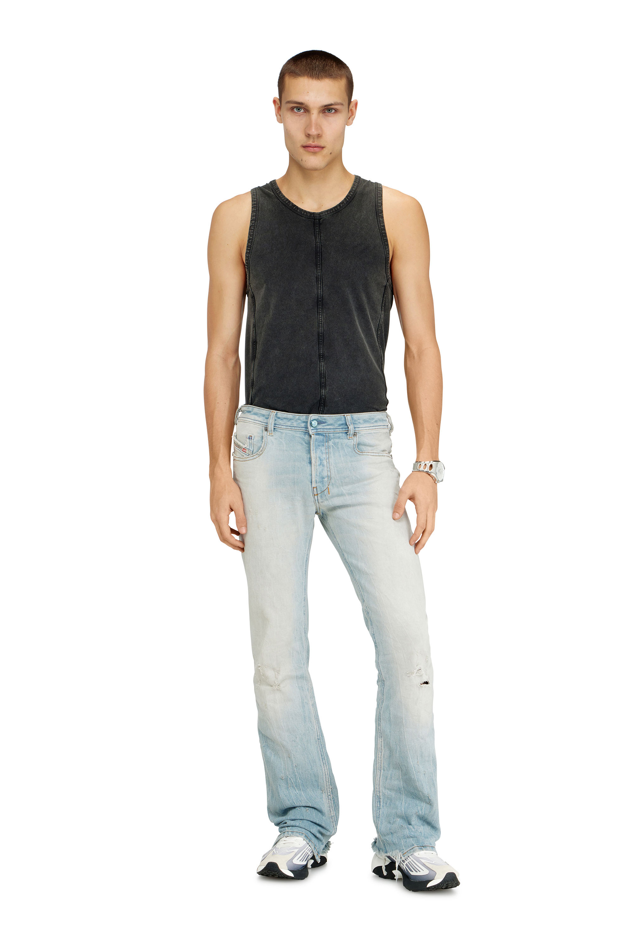 Diesel - Man's Bootcut Jeans 2007 Zatiny 09N47, Light Blue - 1