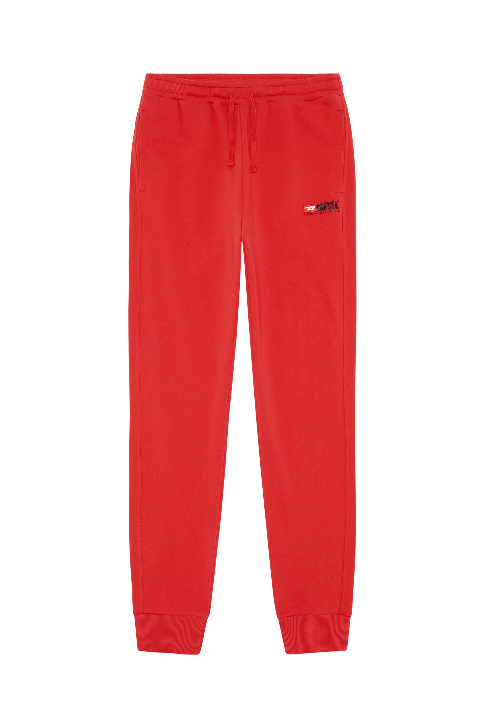 Diesel - P-TARY-DIV, Man Sweatpants with logo embroidery in Red - Image 3