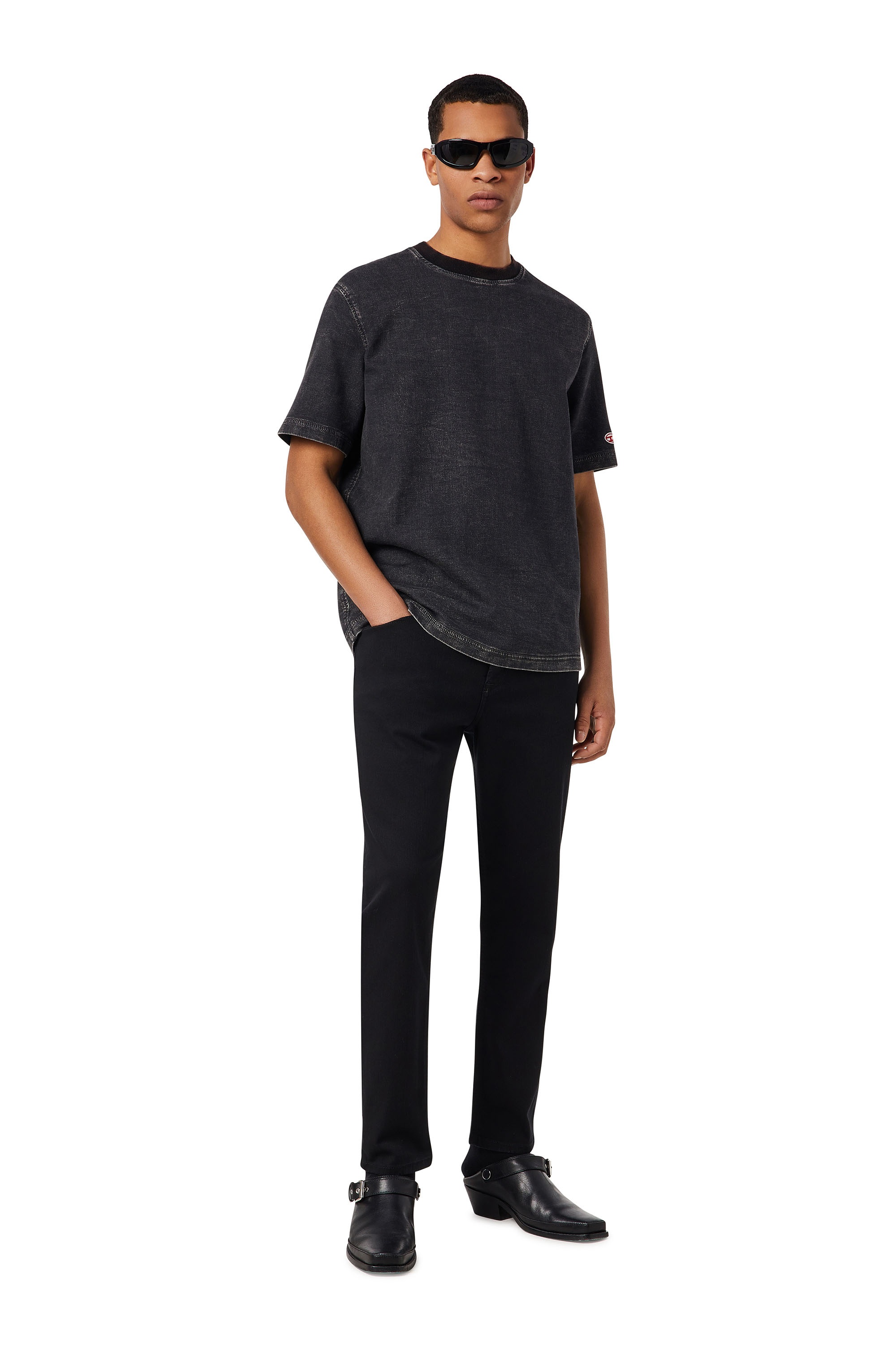 Diesel - Tapered Jeans 2005 D-Fining 069YP, Black/Dark grey - Image 5