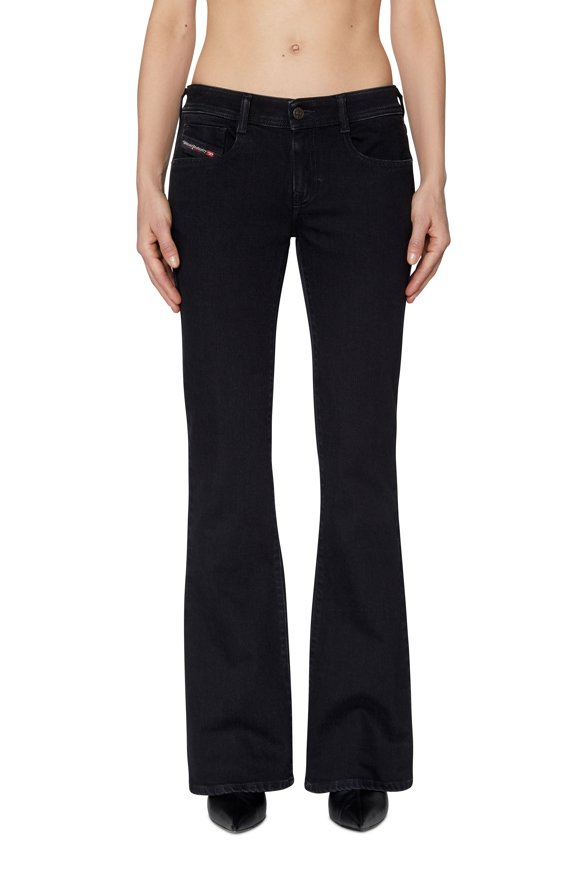 Bootcut and Flare Jeans 1969 D-Ebbey Z9C25, Black/Dark grey - Jeans