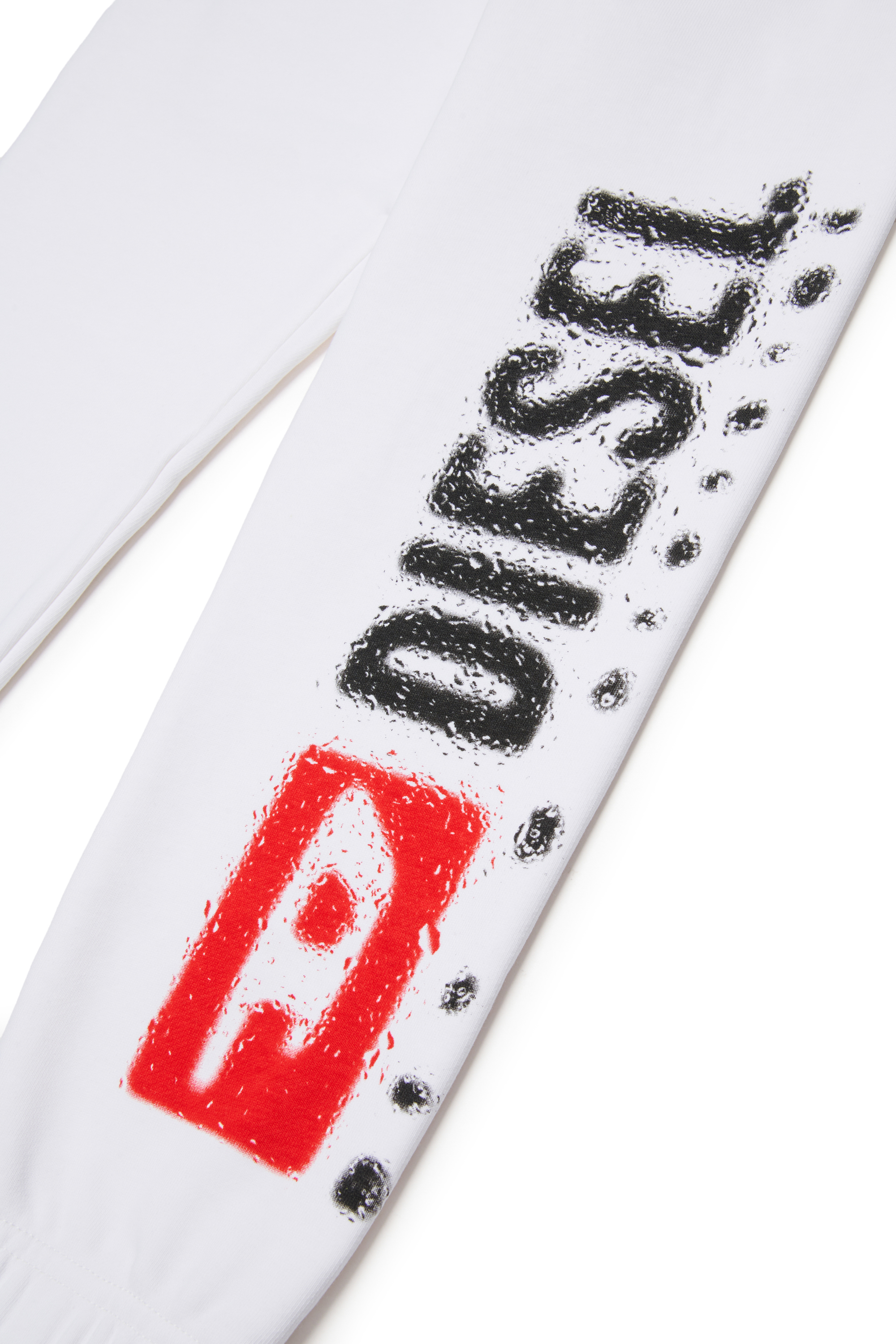 Diesel - PANTLI, Man's Cotton sweatpants with drawstring in White - 4