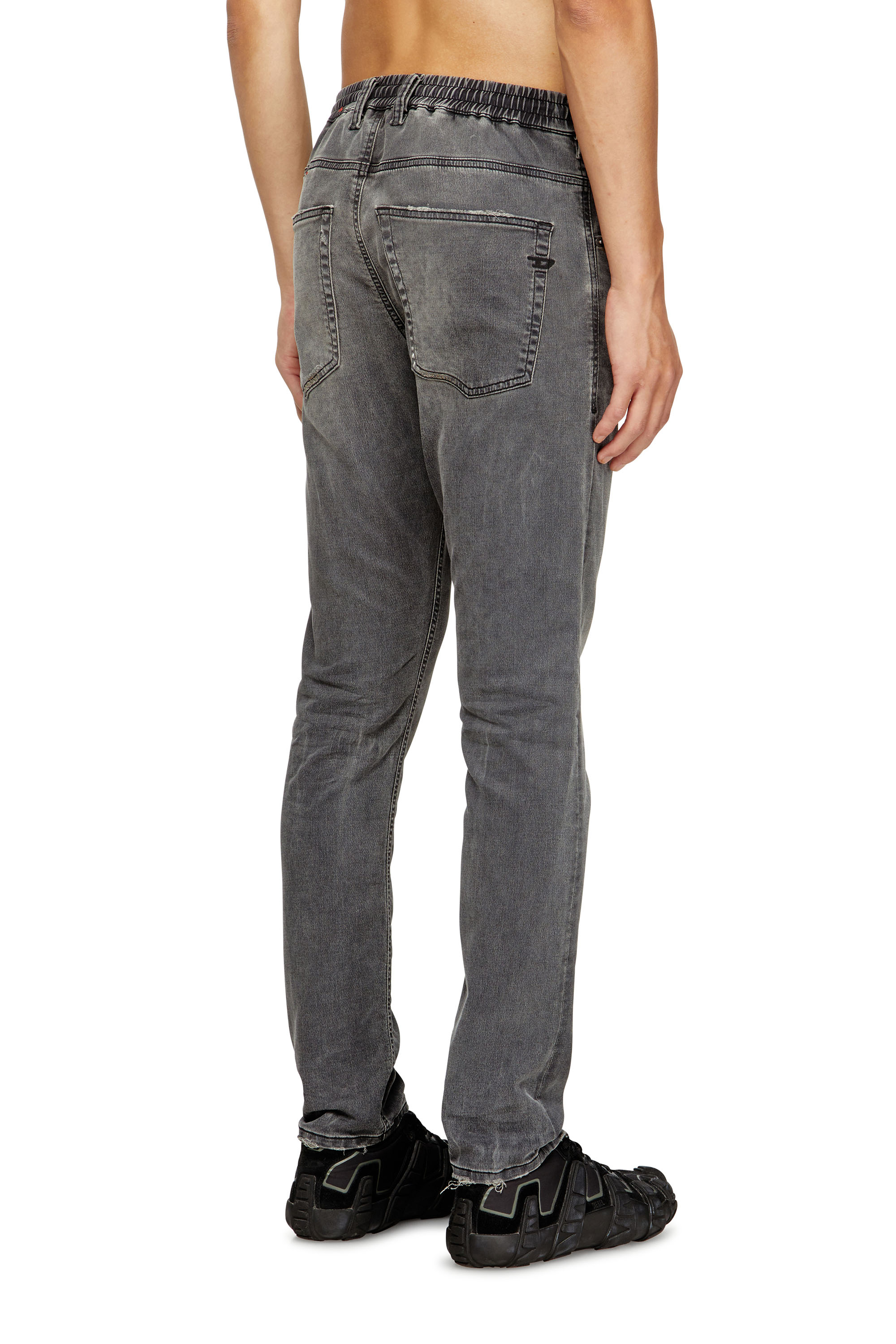 Regular 2032 D-Krooley Joggjeans® 068SB, Black/Dark grey Diesel - Man's Regular 2032 D-Krooley Joggjeans® 068SB, Black/Dark grey - 4
