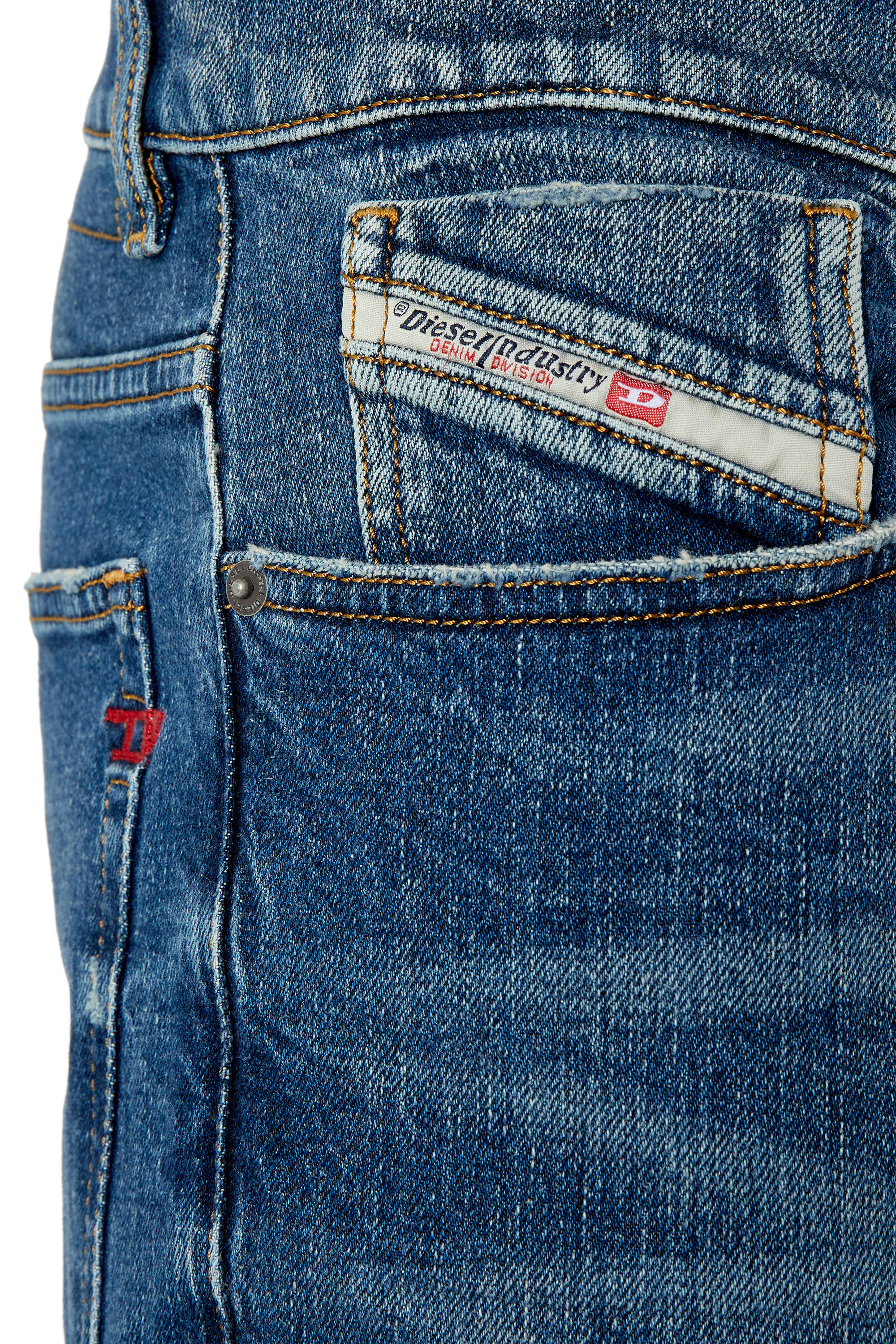 Diesel - Tapered Jeans 2005 D-Fining 007L1, Medium blue - Image 3